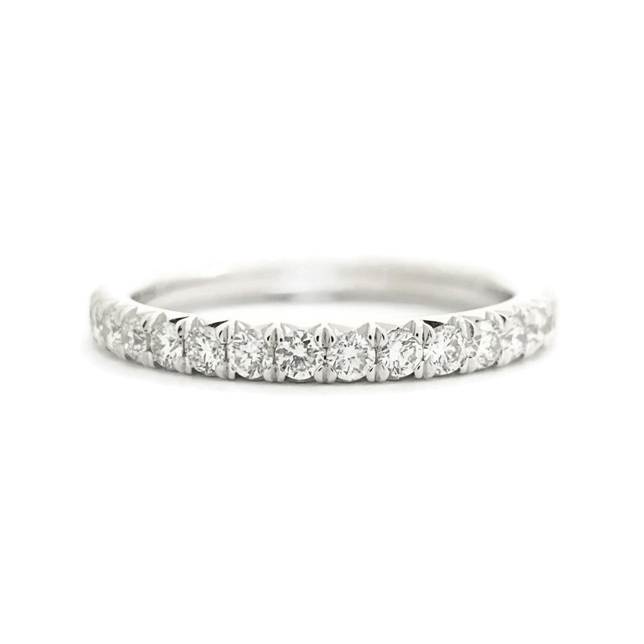 Curved Channel-Set Diamond Ring — Salvatore & Co.