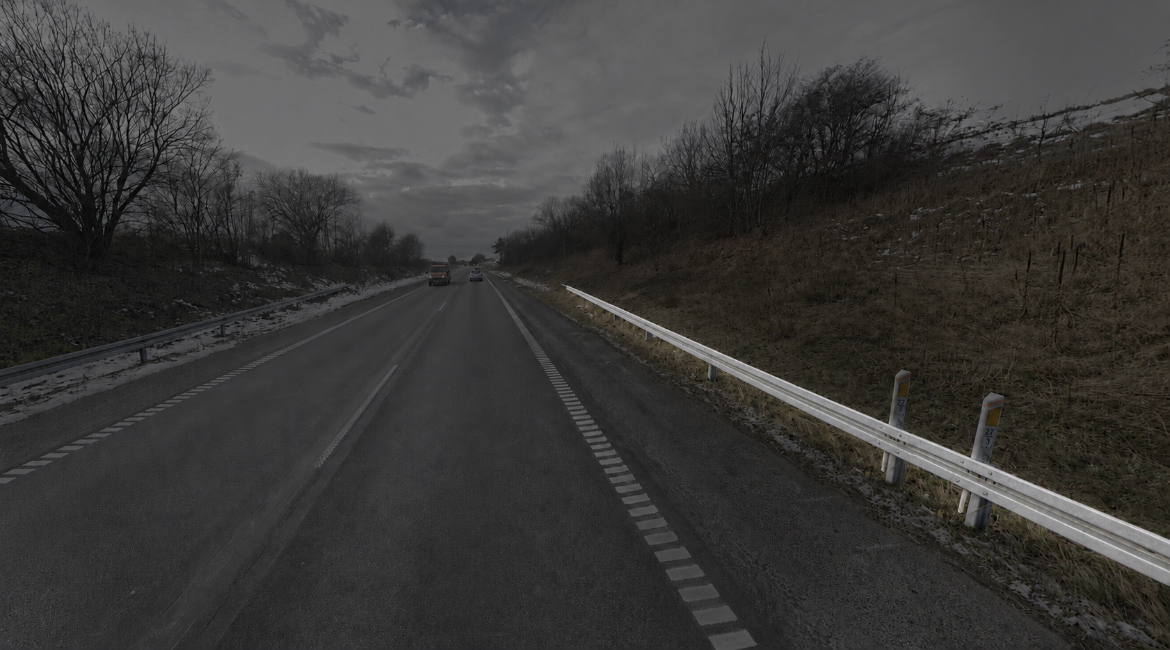 Guardrail highlighted