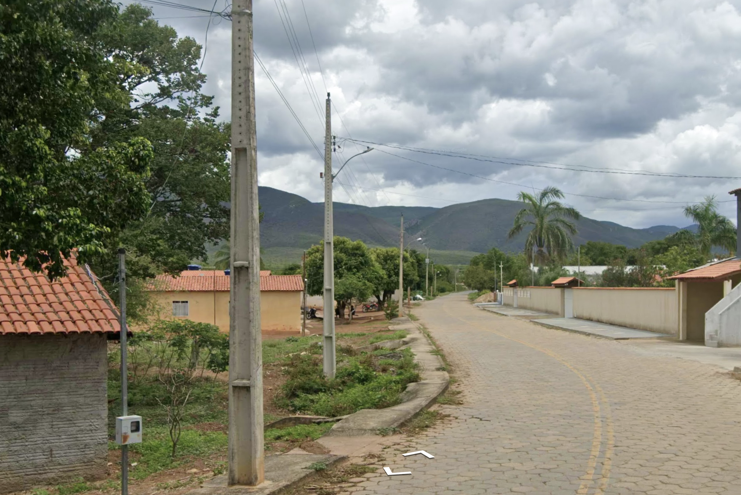 Ladder utility poles in Brazil