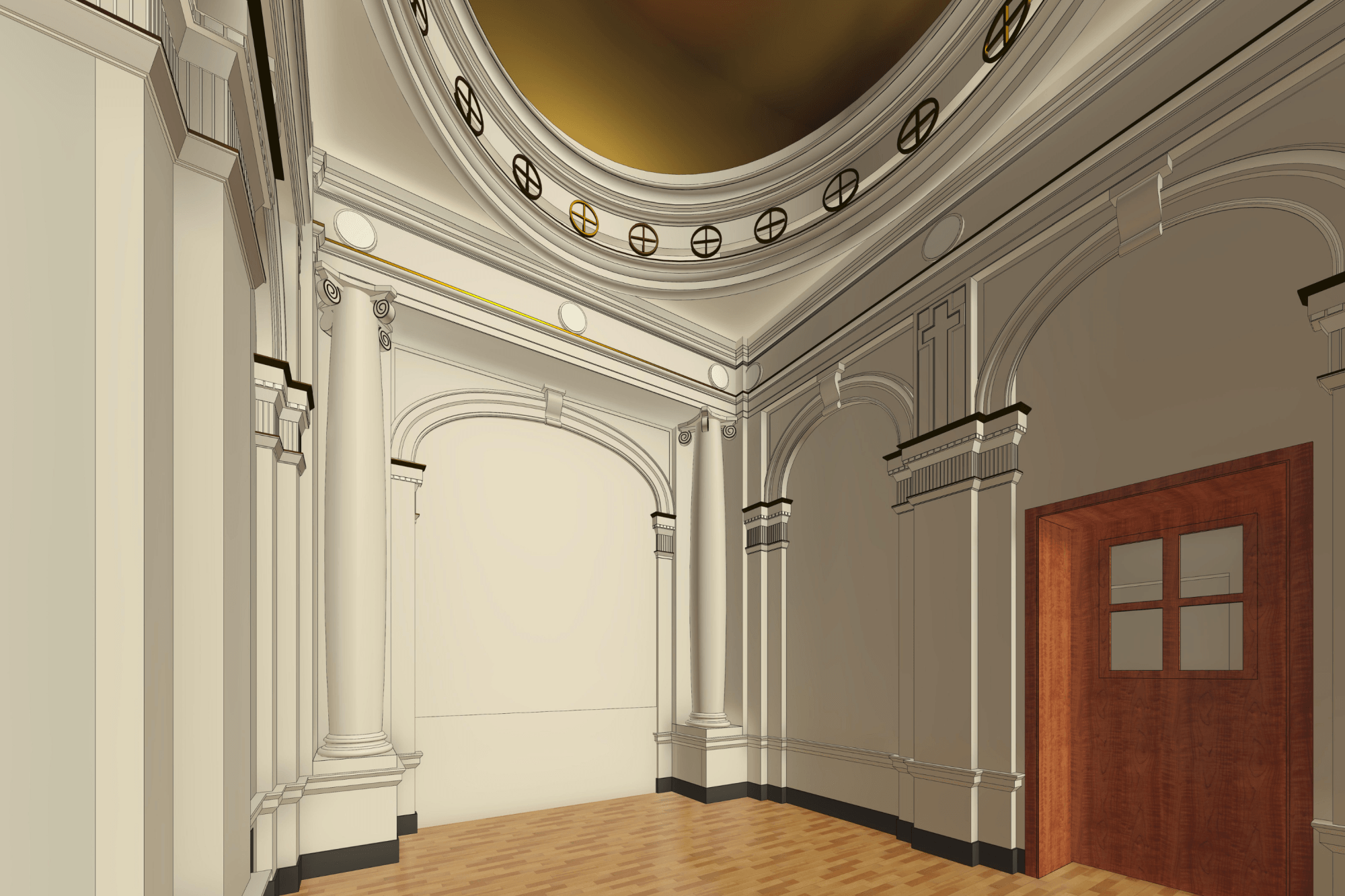 Revit Modeling Services Church 7