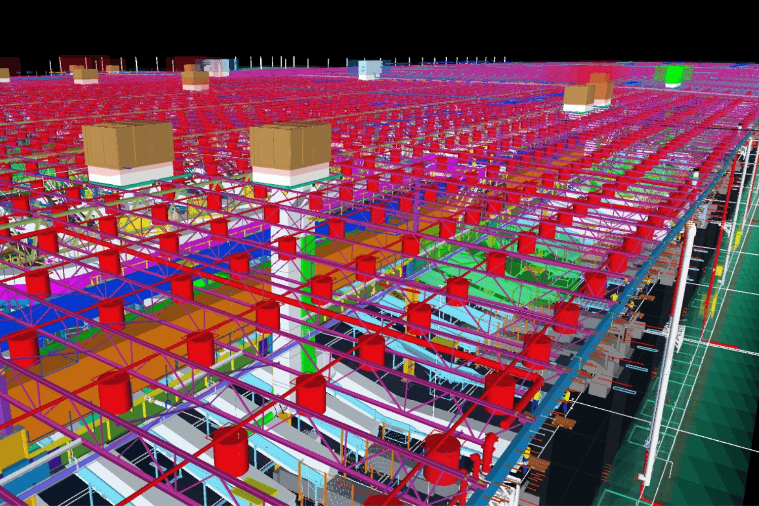 BIM Coordination Services project Warehouse 6