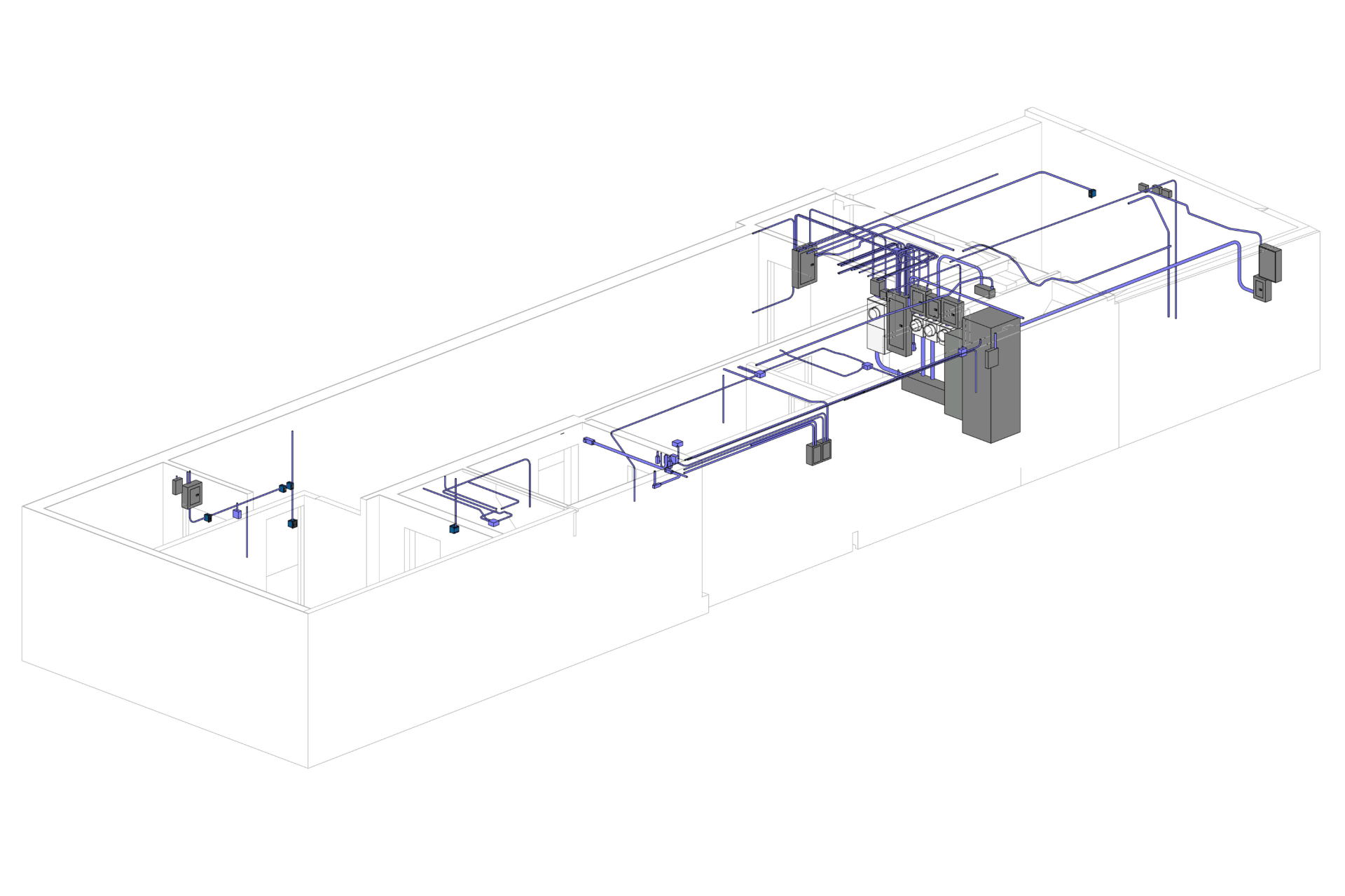 Electrical BIM project Restaurant-3