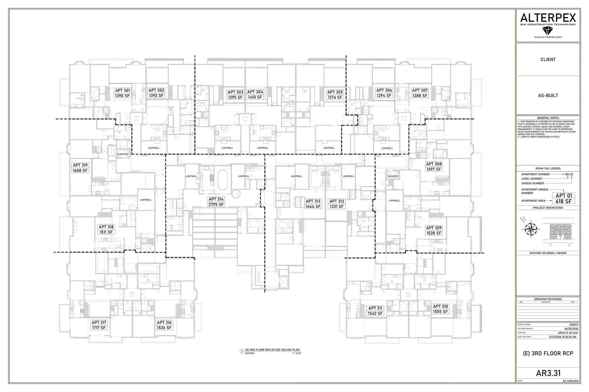 As built project multi family 24
