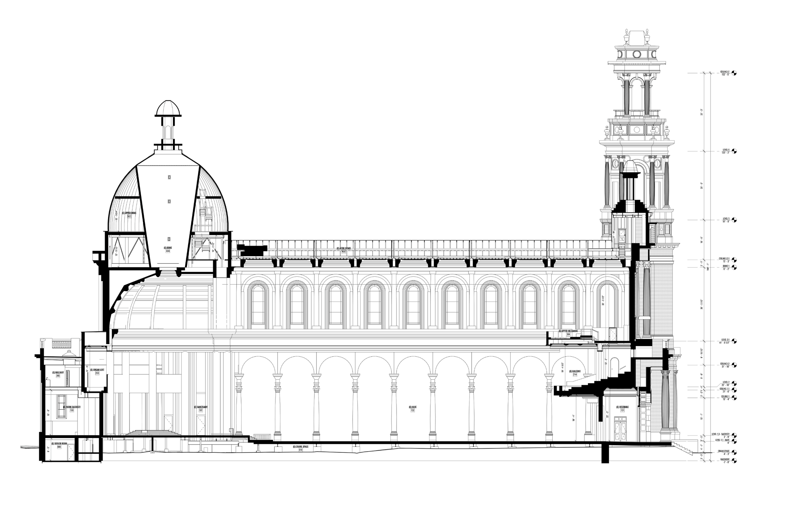 Revit Modeling Services Church 10