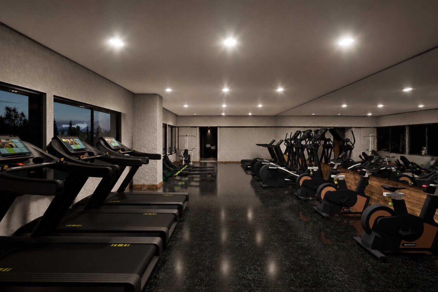 Interior Design Services - Gym project