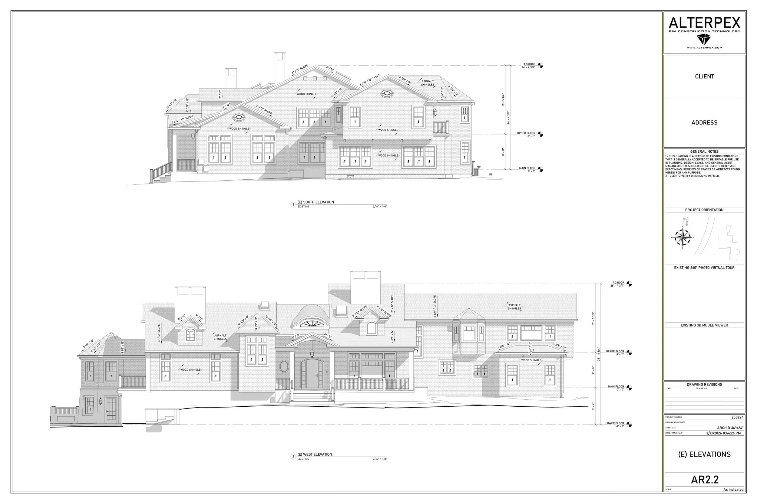 As Built Drawings Project Mansion 23