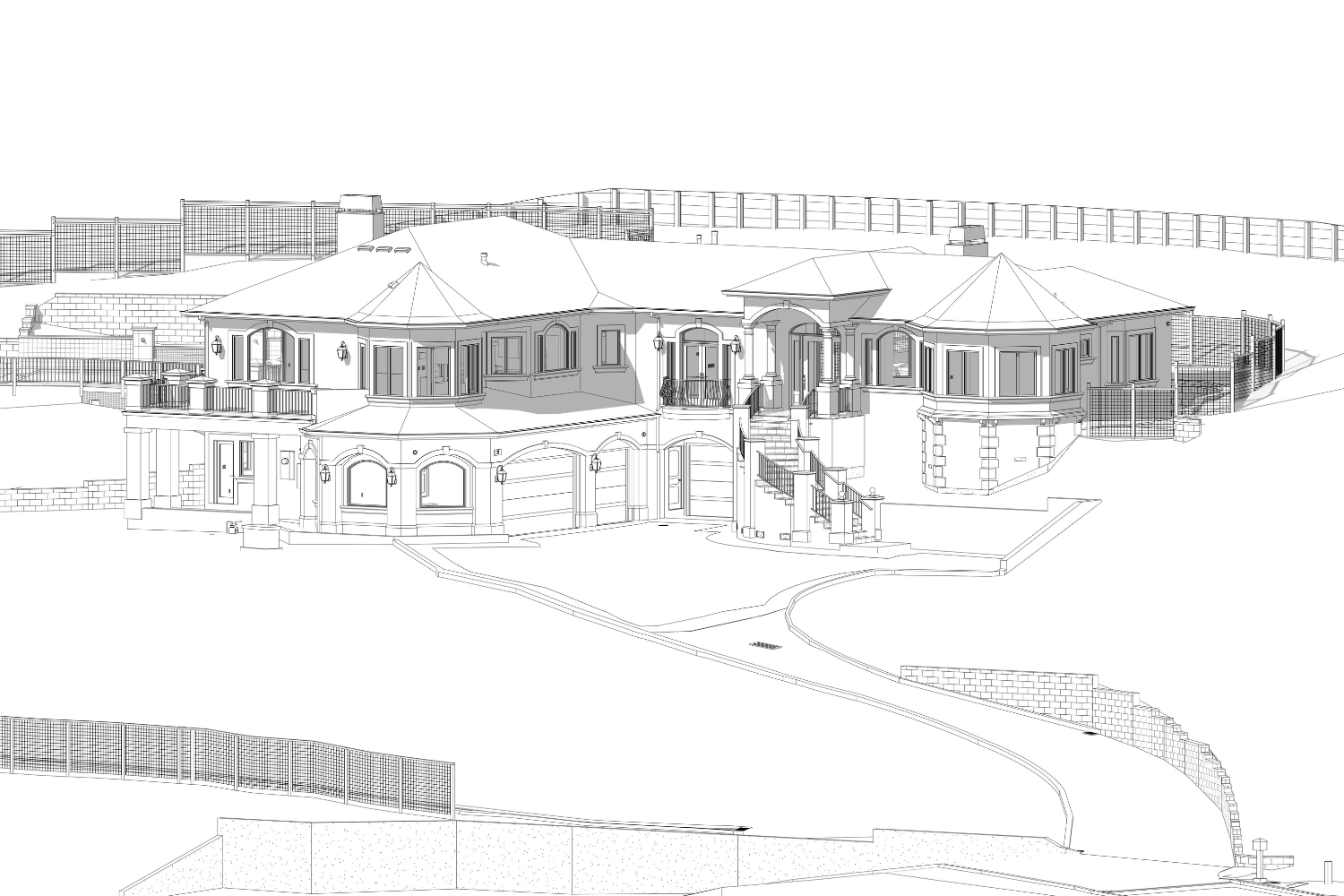 Architectural Modeling Single Family Bathroom Upgrades 3D 2