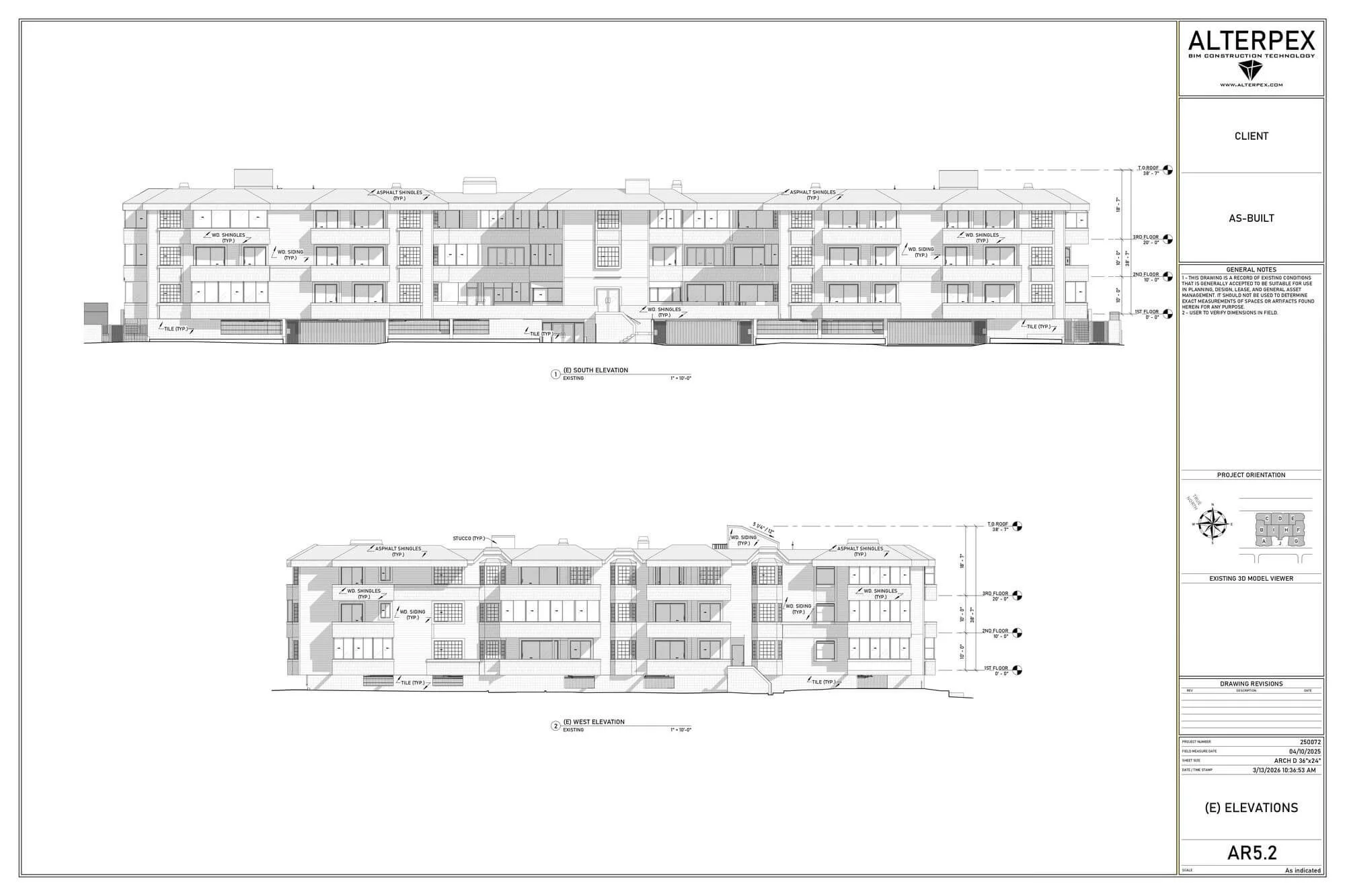 As built project multi family 28