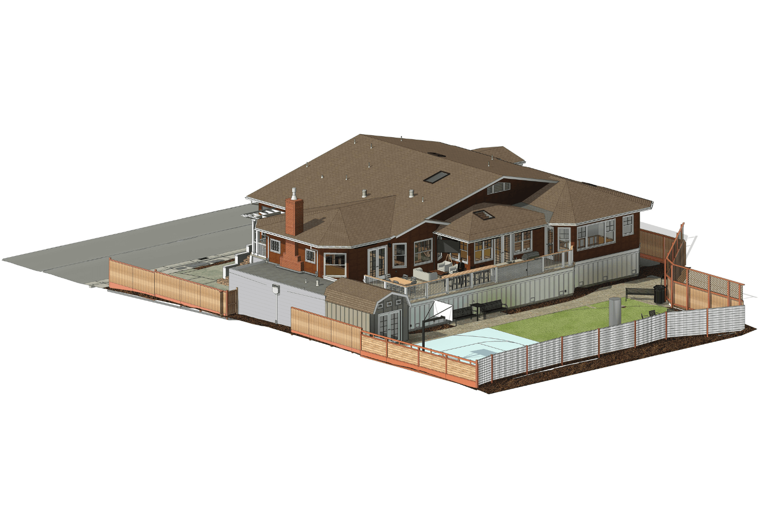 Architectural Modeling Single Family Renovation 3D 2