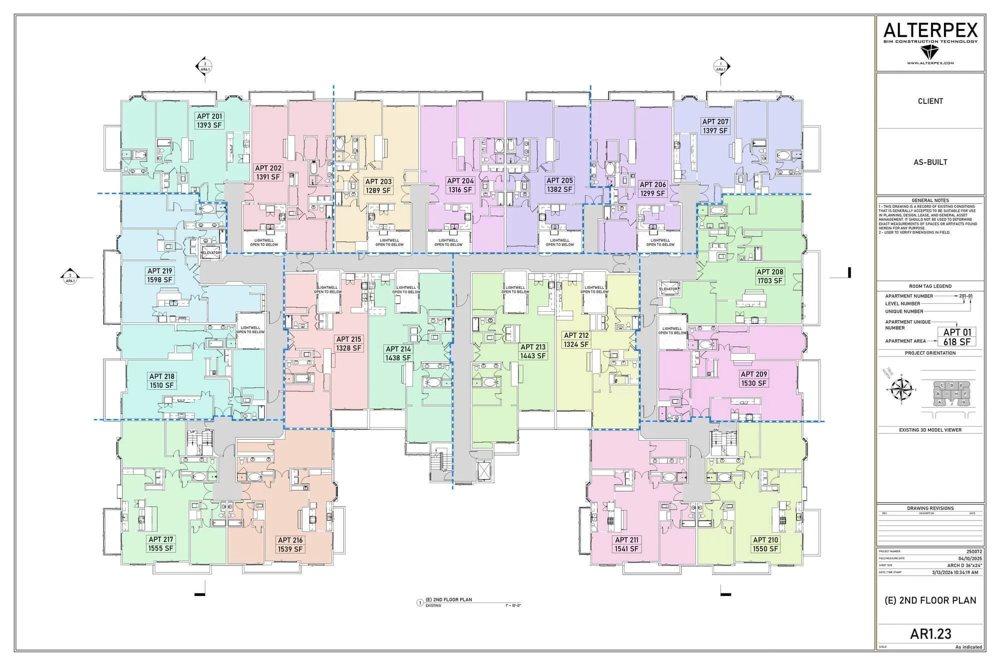 As built project multi family 6