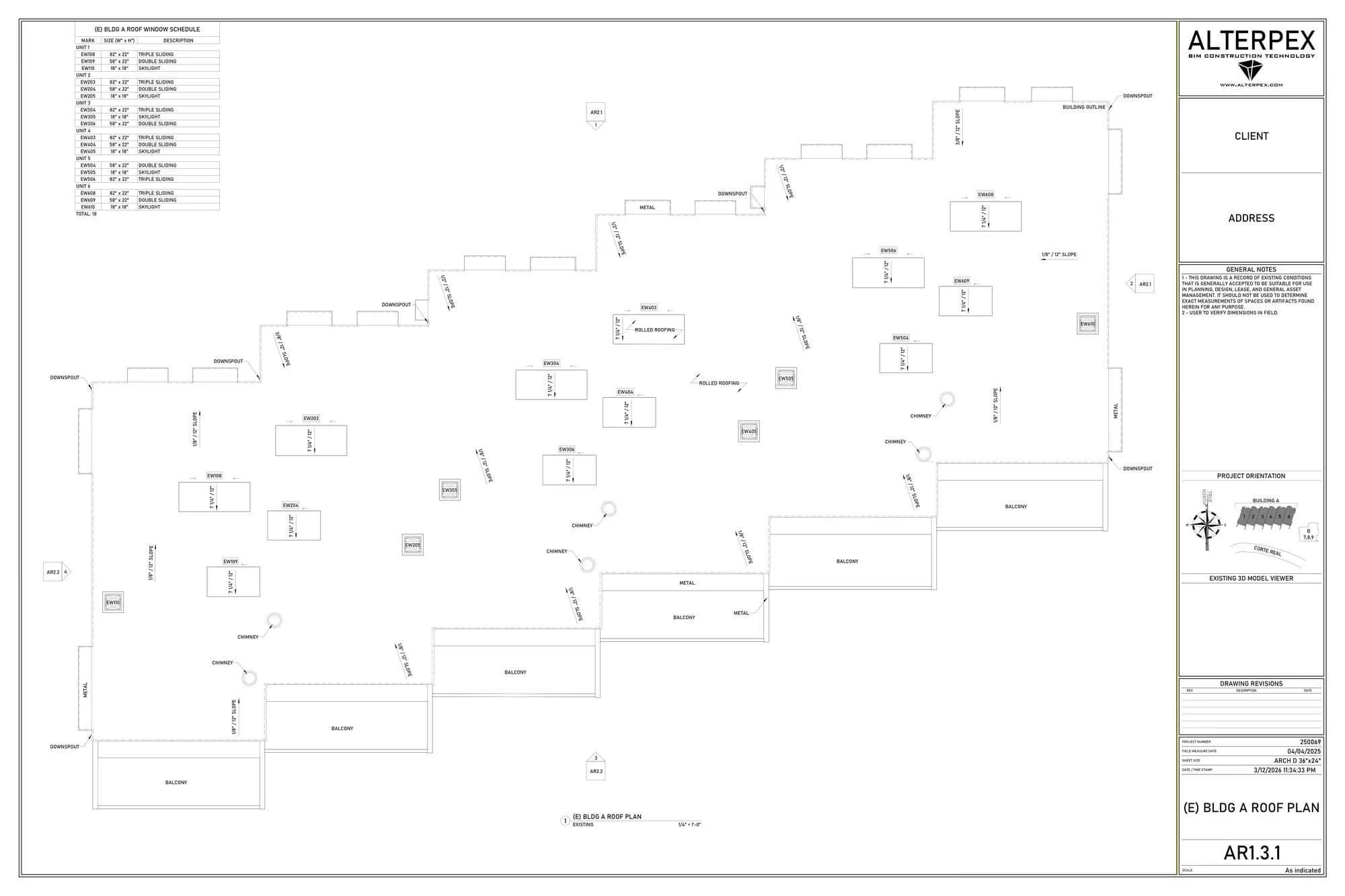 As built project Corte Real 6