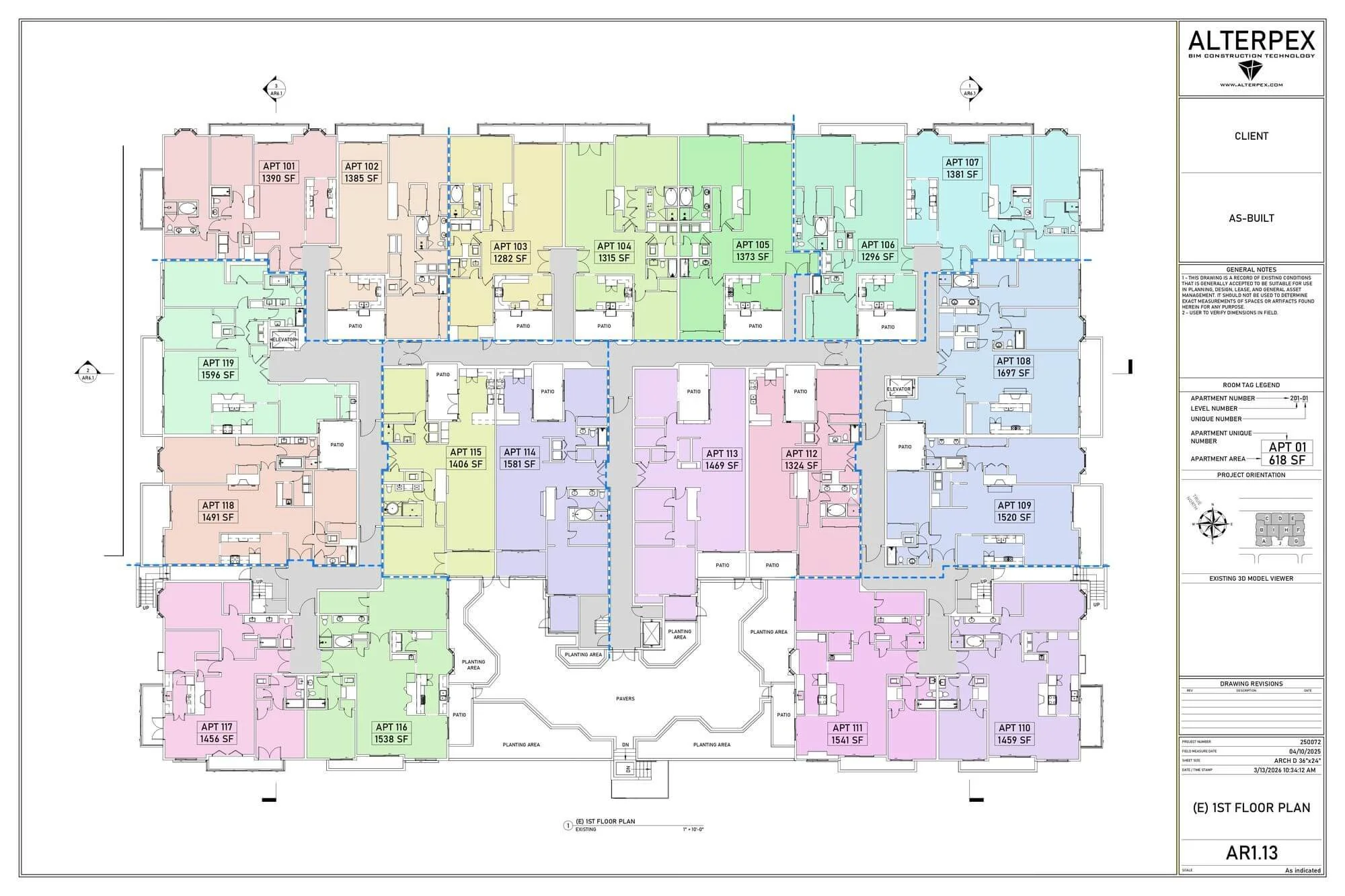As built project multi family 4