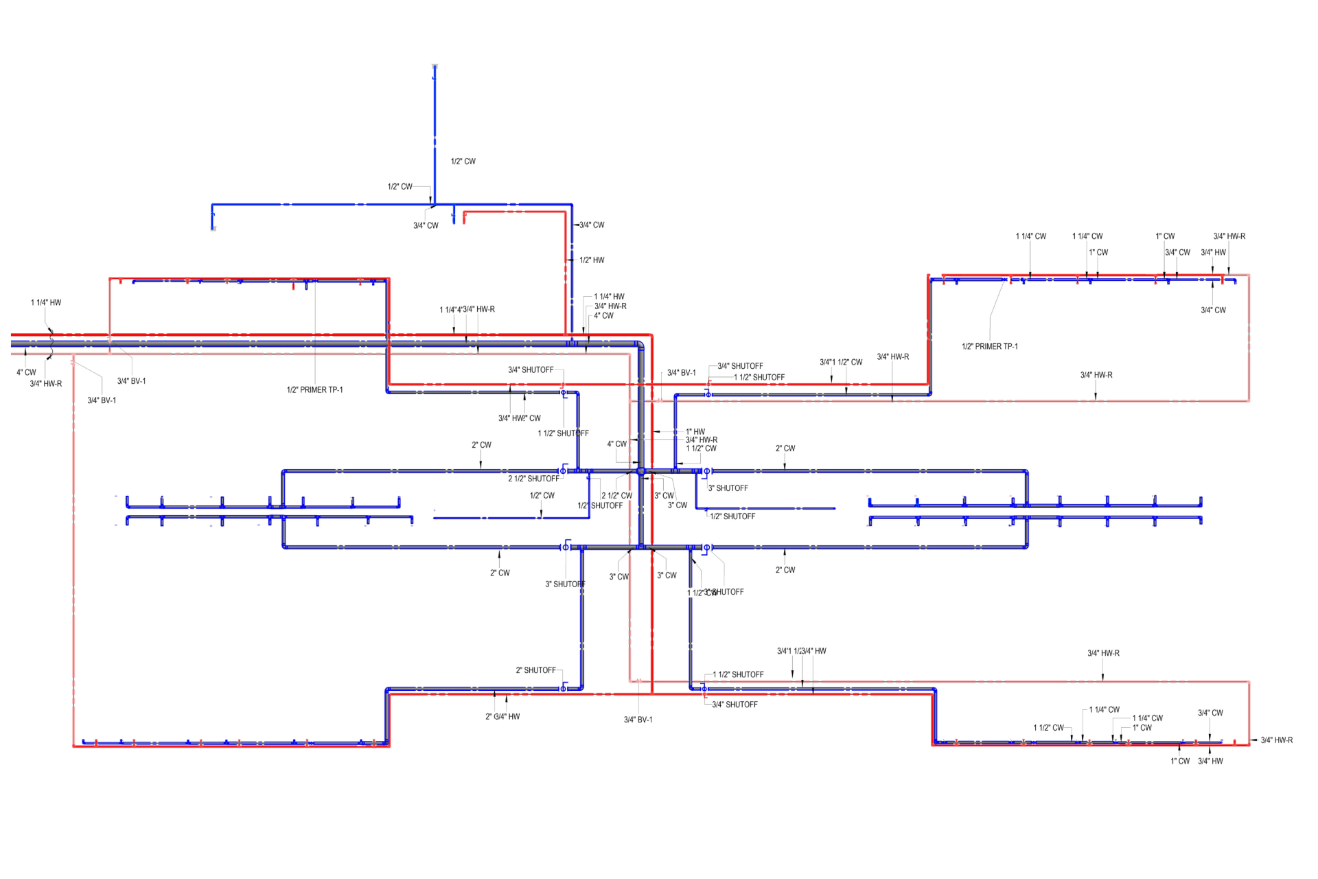 Plumbing BIM project Warehouse-1