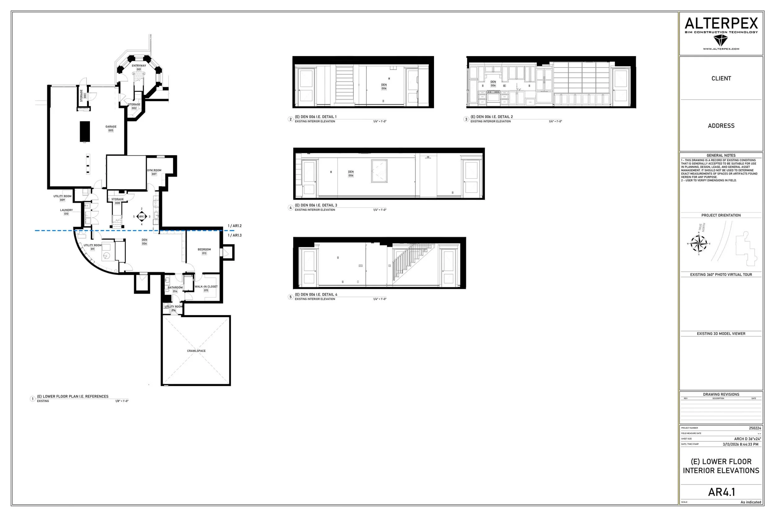 As Built Drawings Project Mansion 25