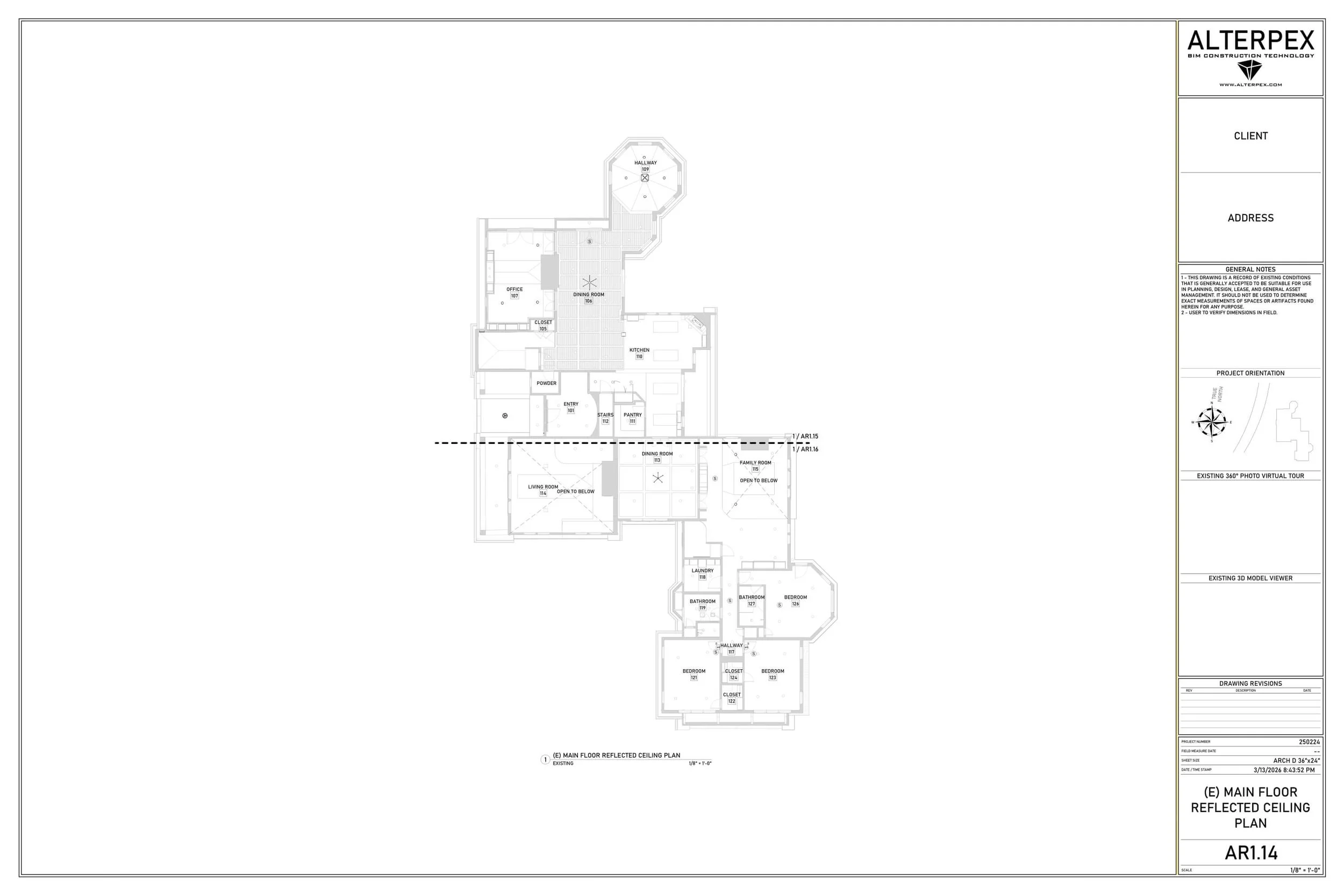 As Built Drawings Project Mansion 16