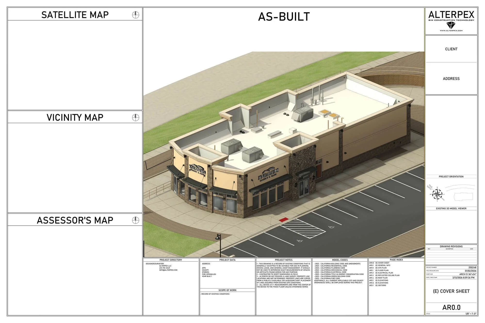 As built project Corinth Sergeant 1
