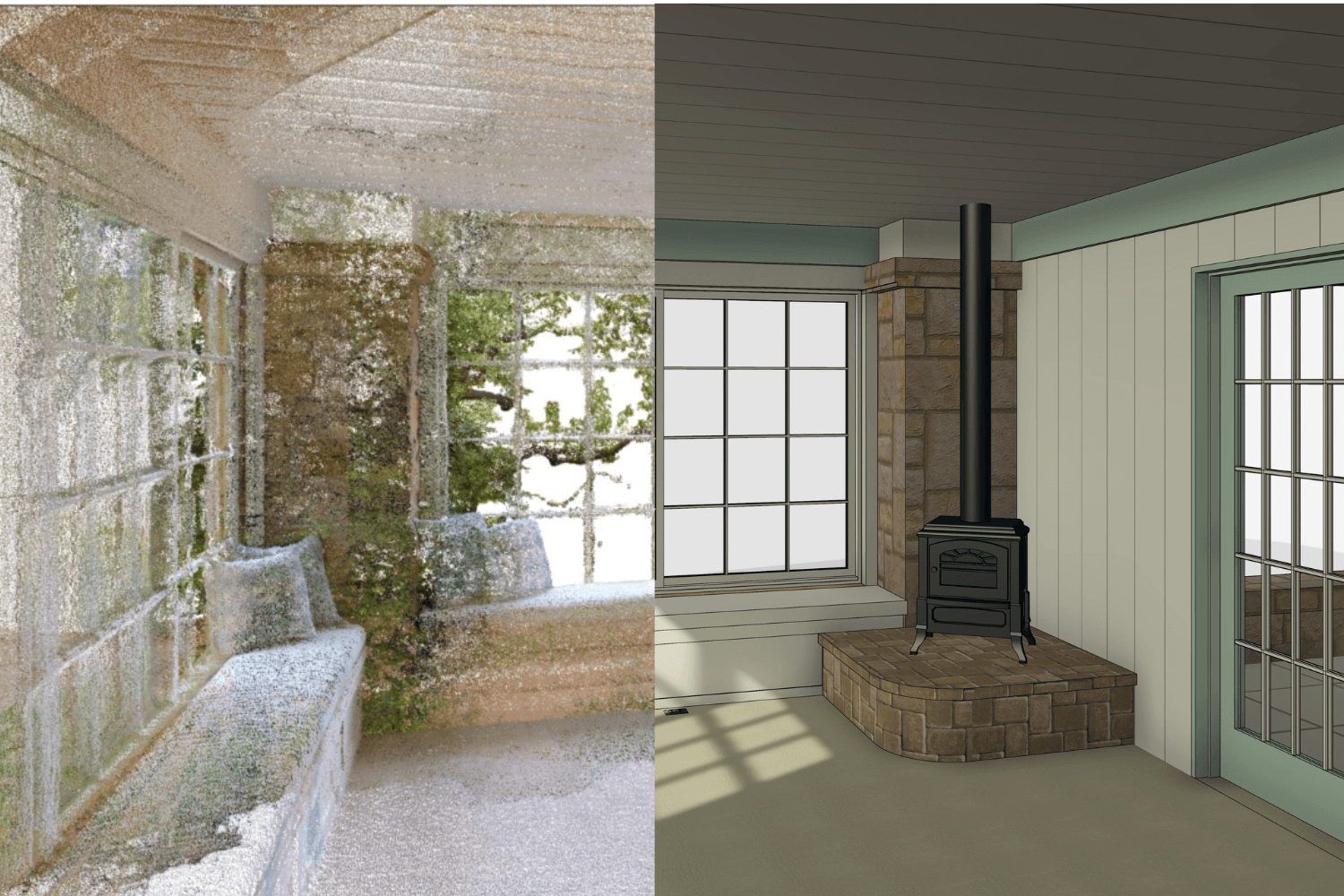 Scan to bim project Single Family House 14