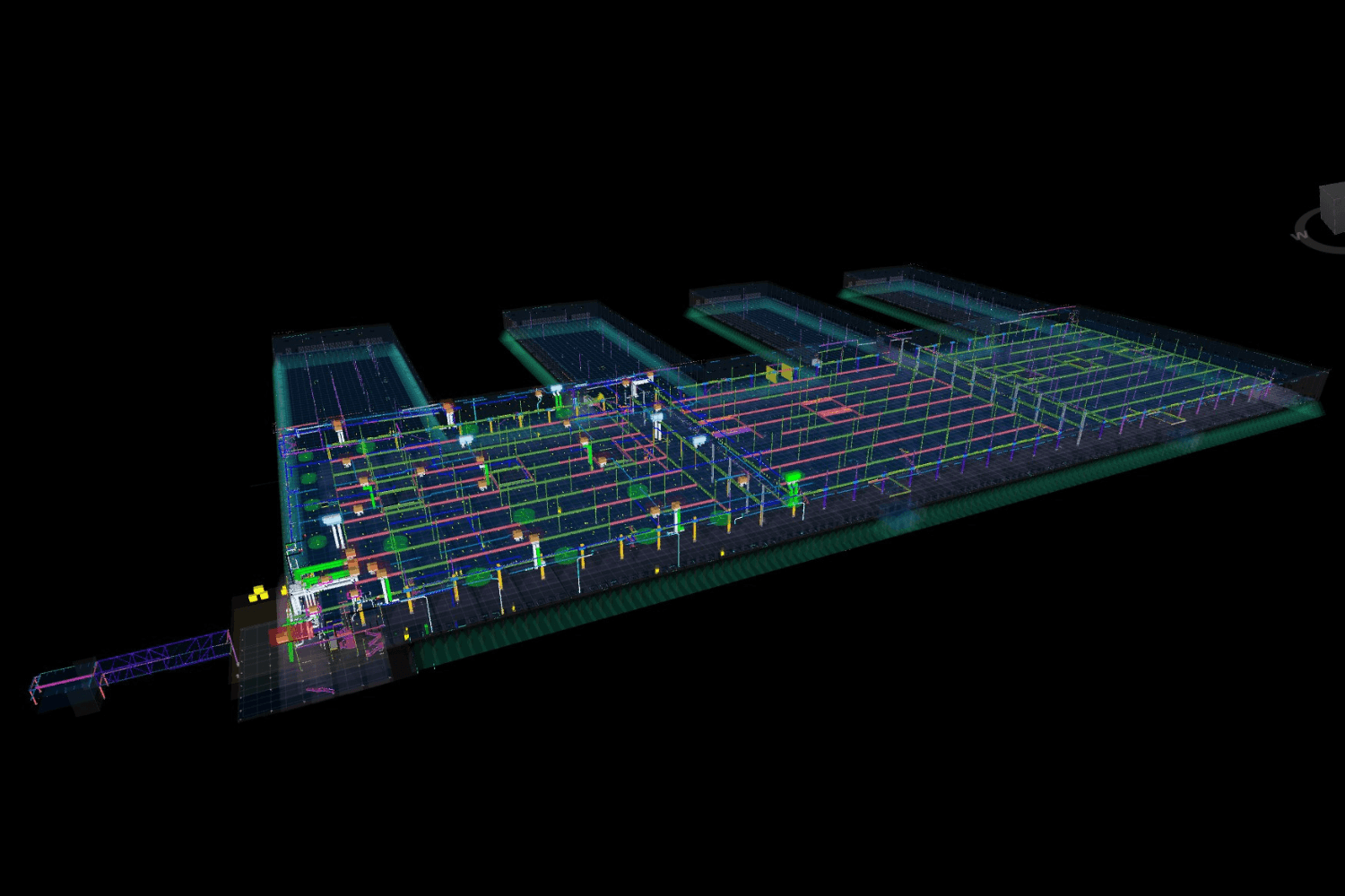 BIM Coordination Services project Warehouse 2