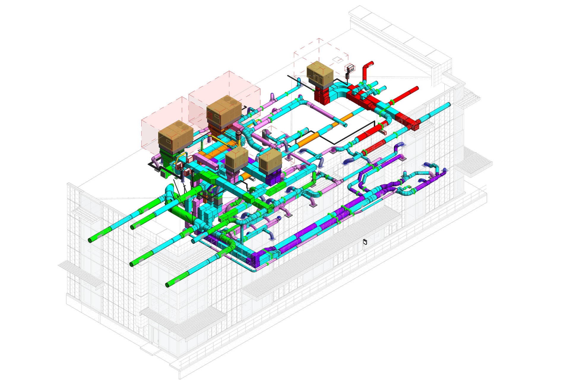 Mechanical BIM project Warehouse-2