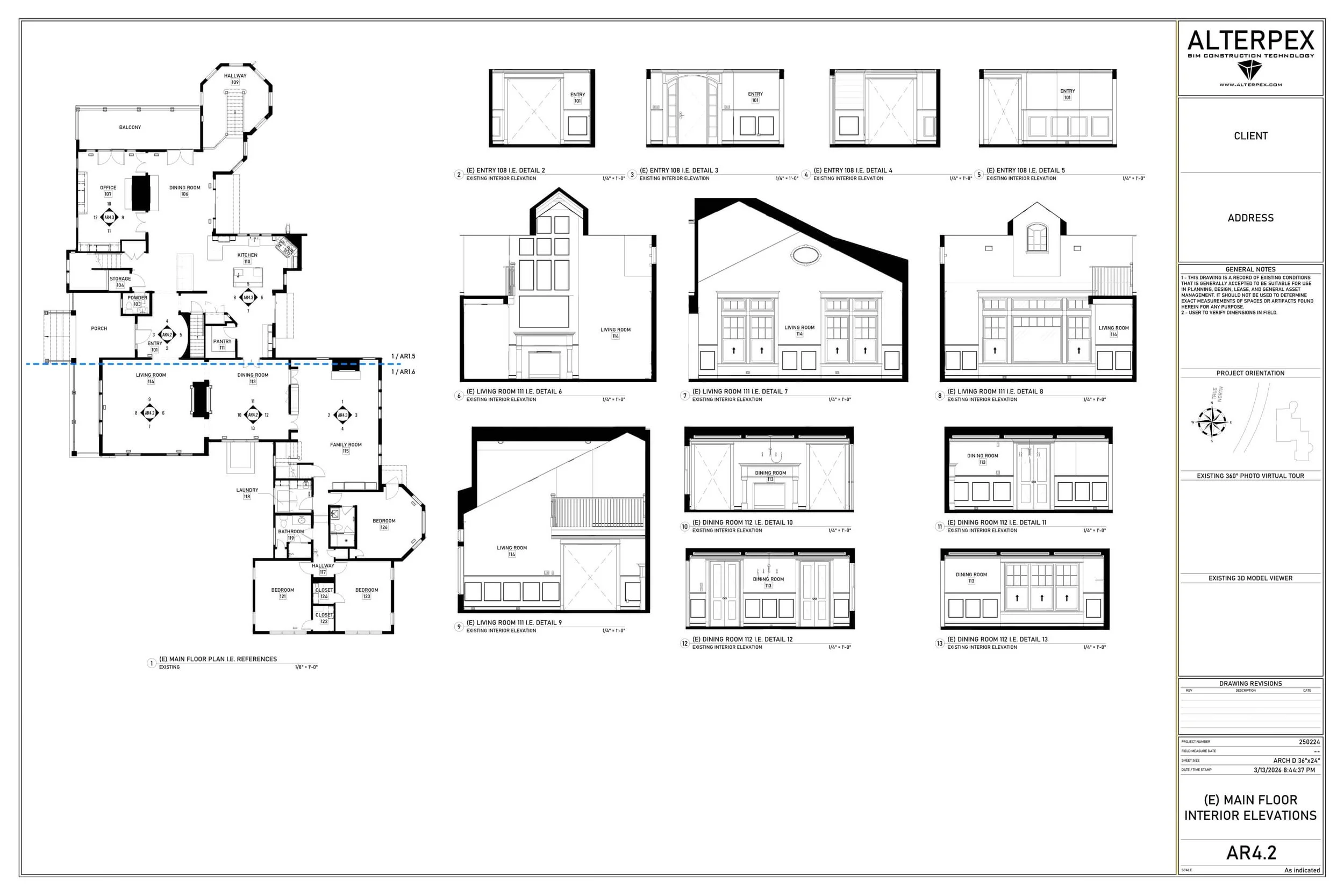 As Built Drawings Project Mansion 26