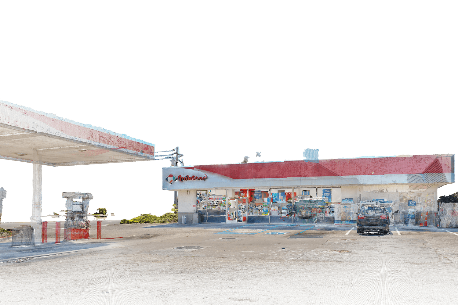 Scan to bim project Gas Station 3D 3 2
