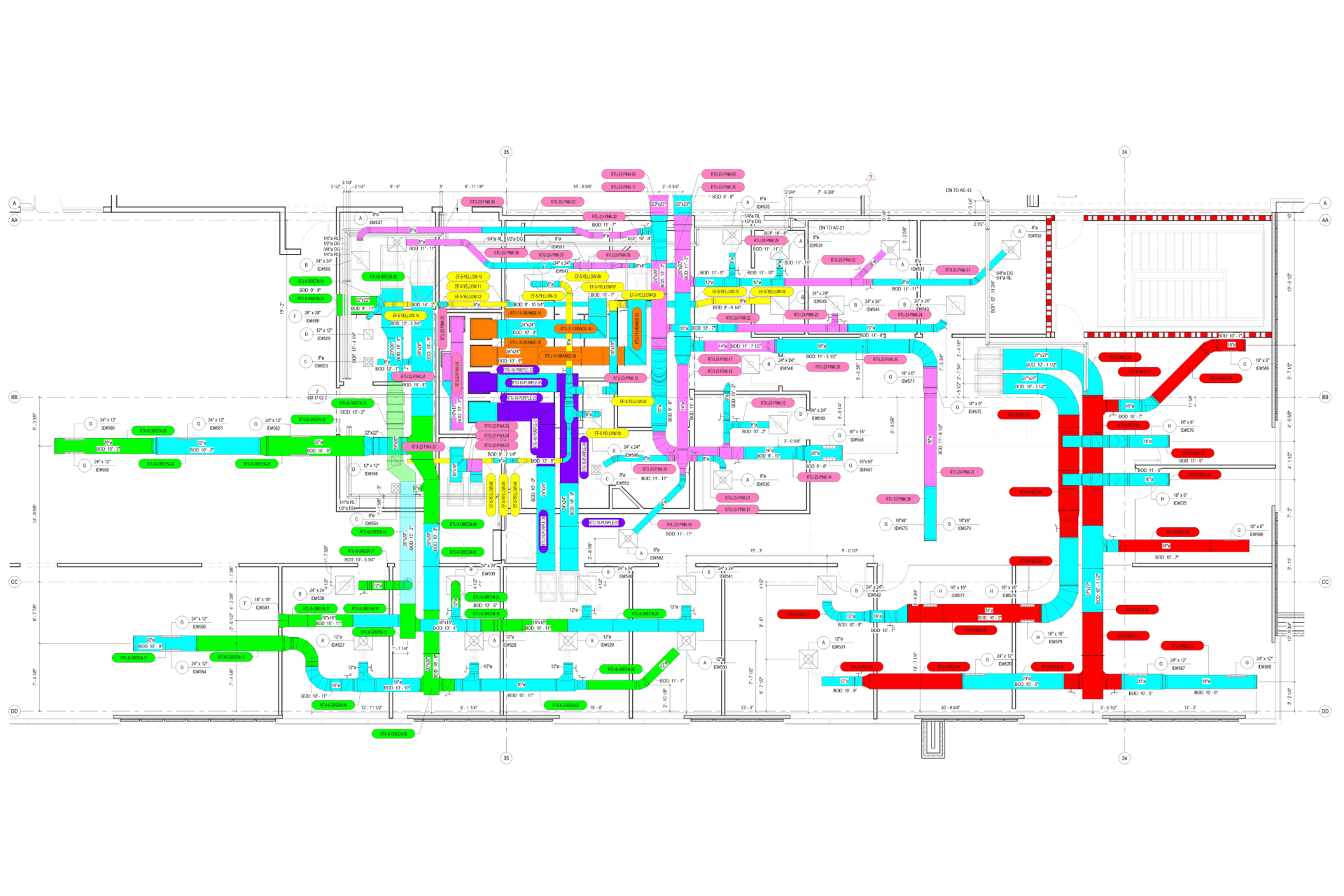 Mechanical BIM project Warehouse-4