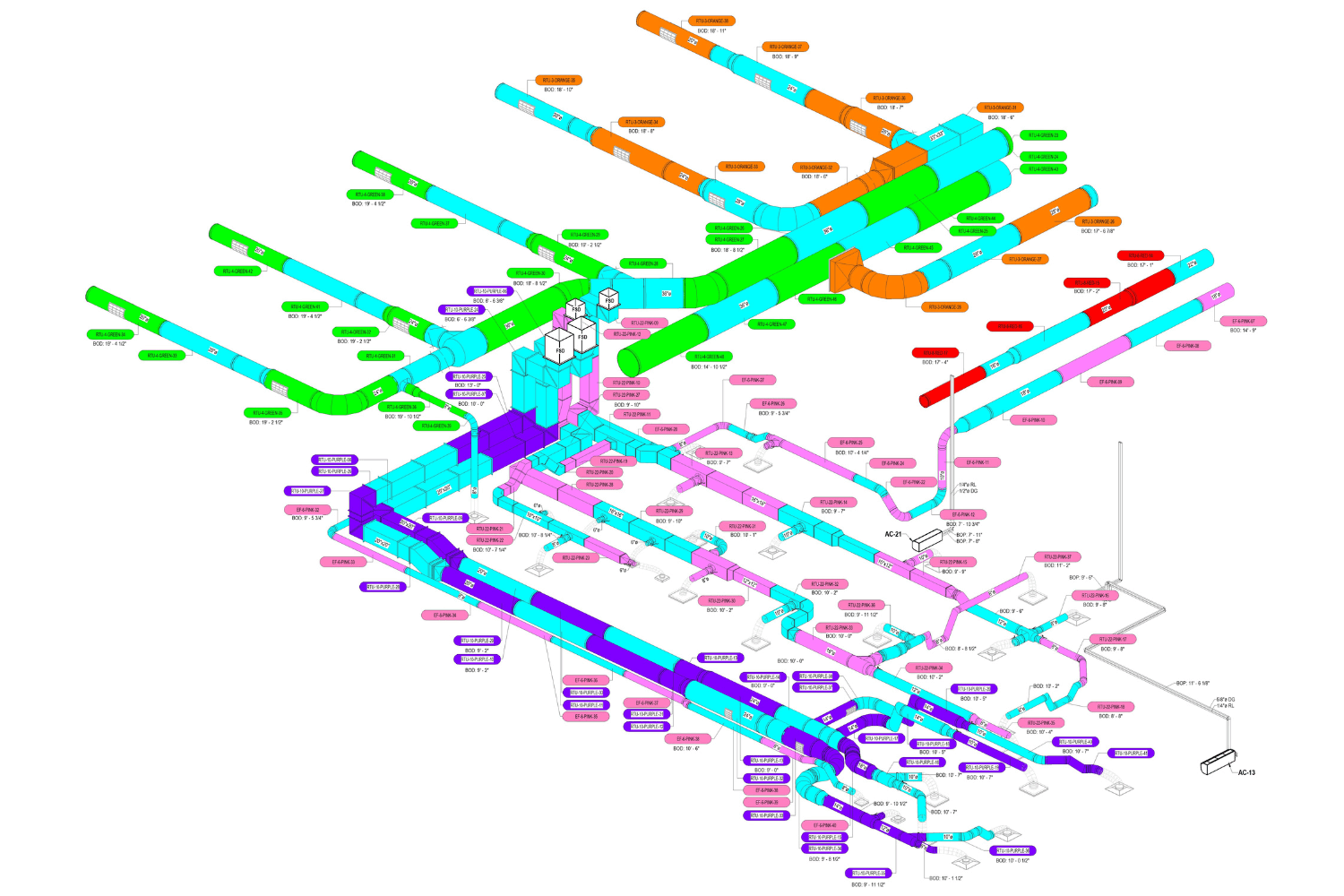 Mechanical BIM project Warehouse-5
