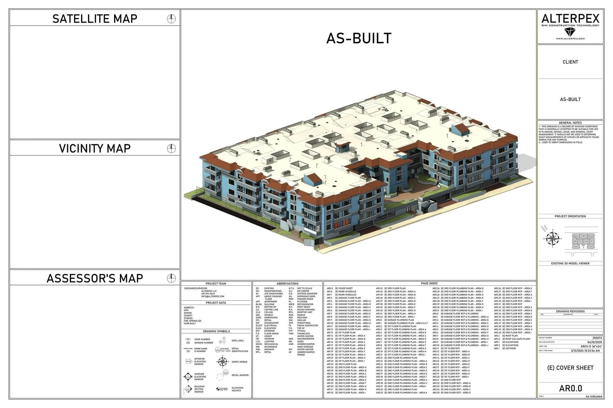 As built project multi family 1