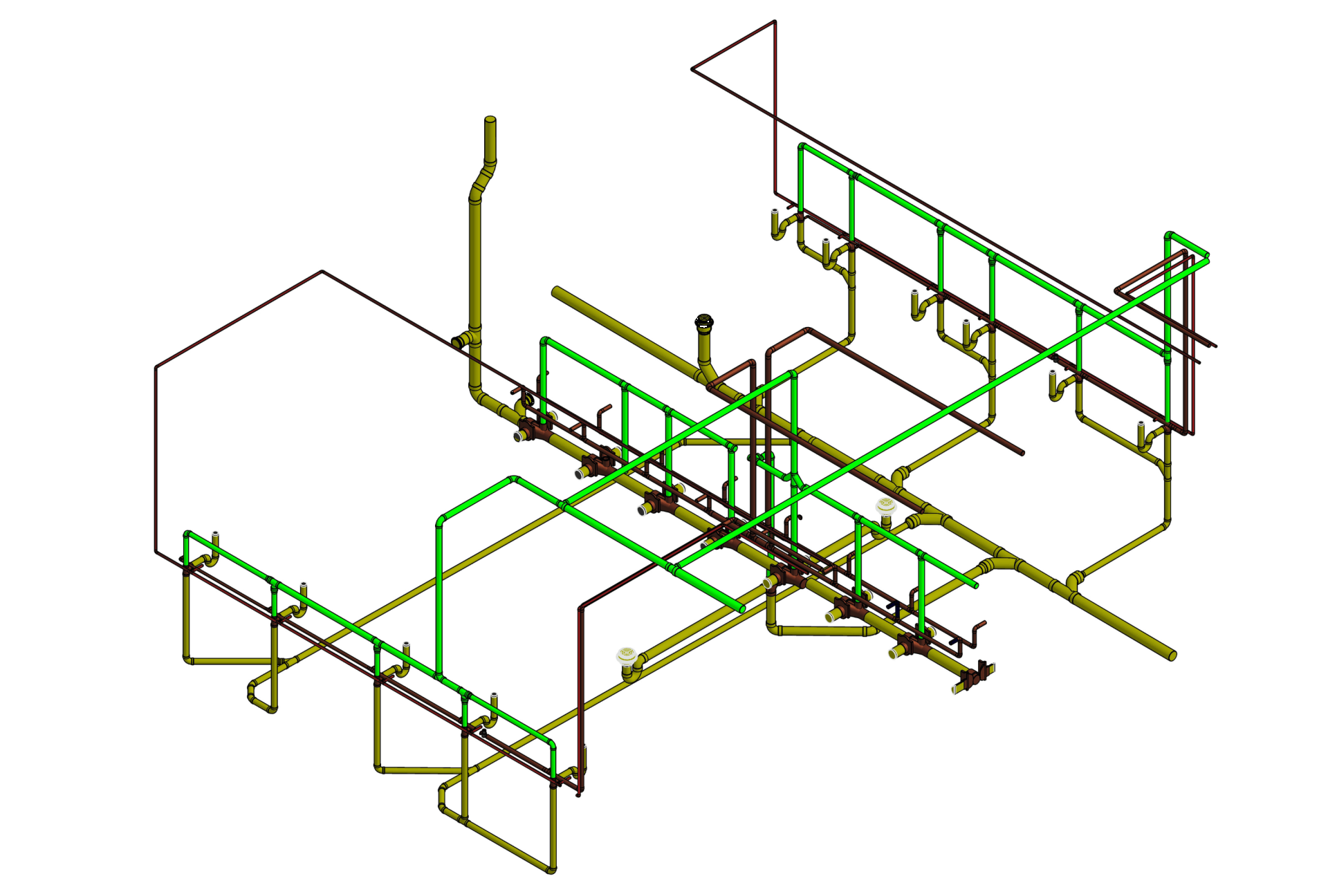 Plumbing BIM project Warehouse-4