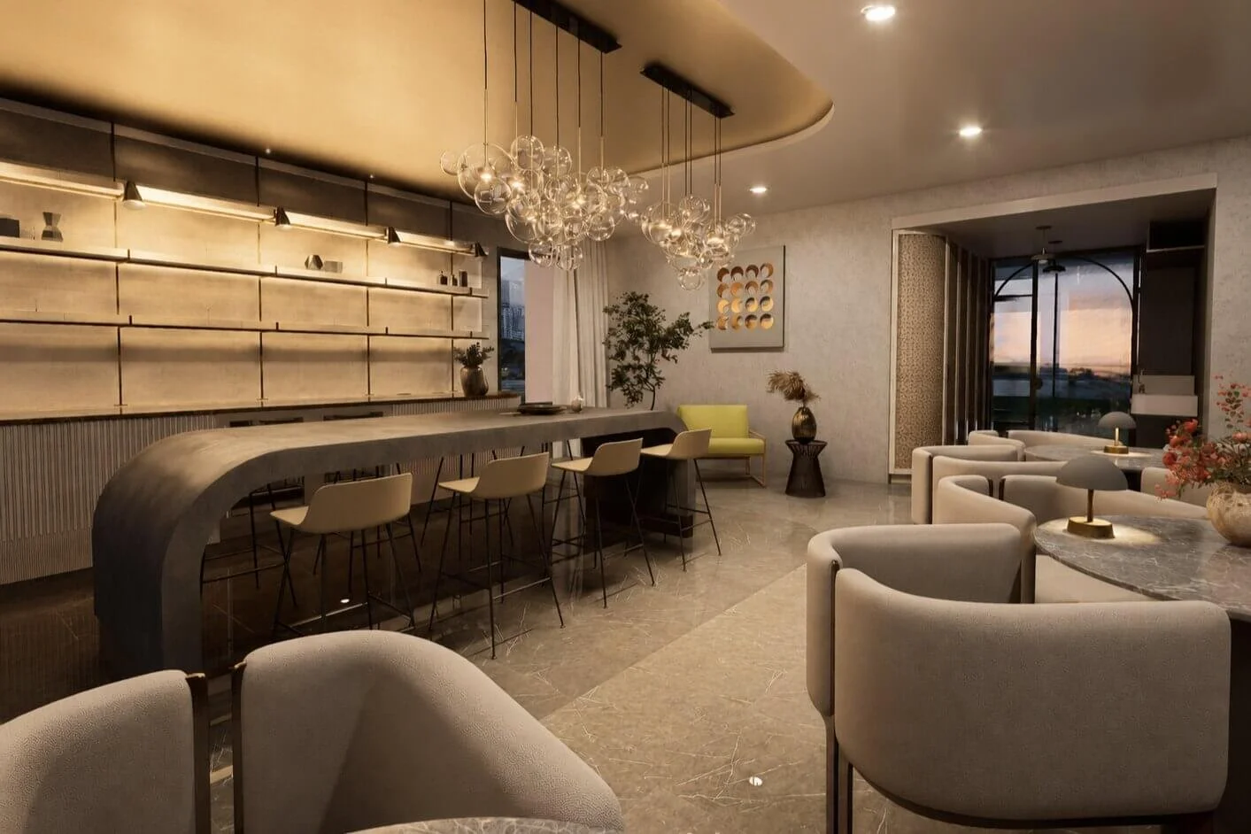Interior Design Services - Restourant project 1