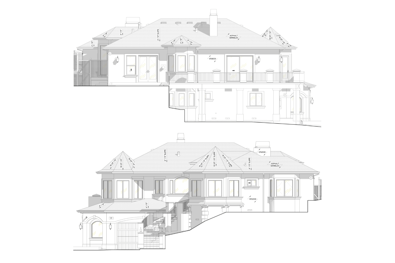 Architectural Modeling Single Family Bathroom Upgrades Elevation 2