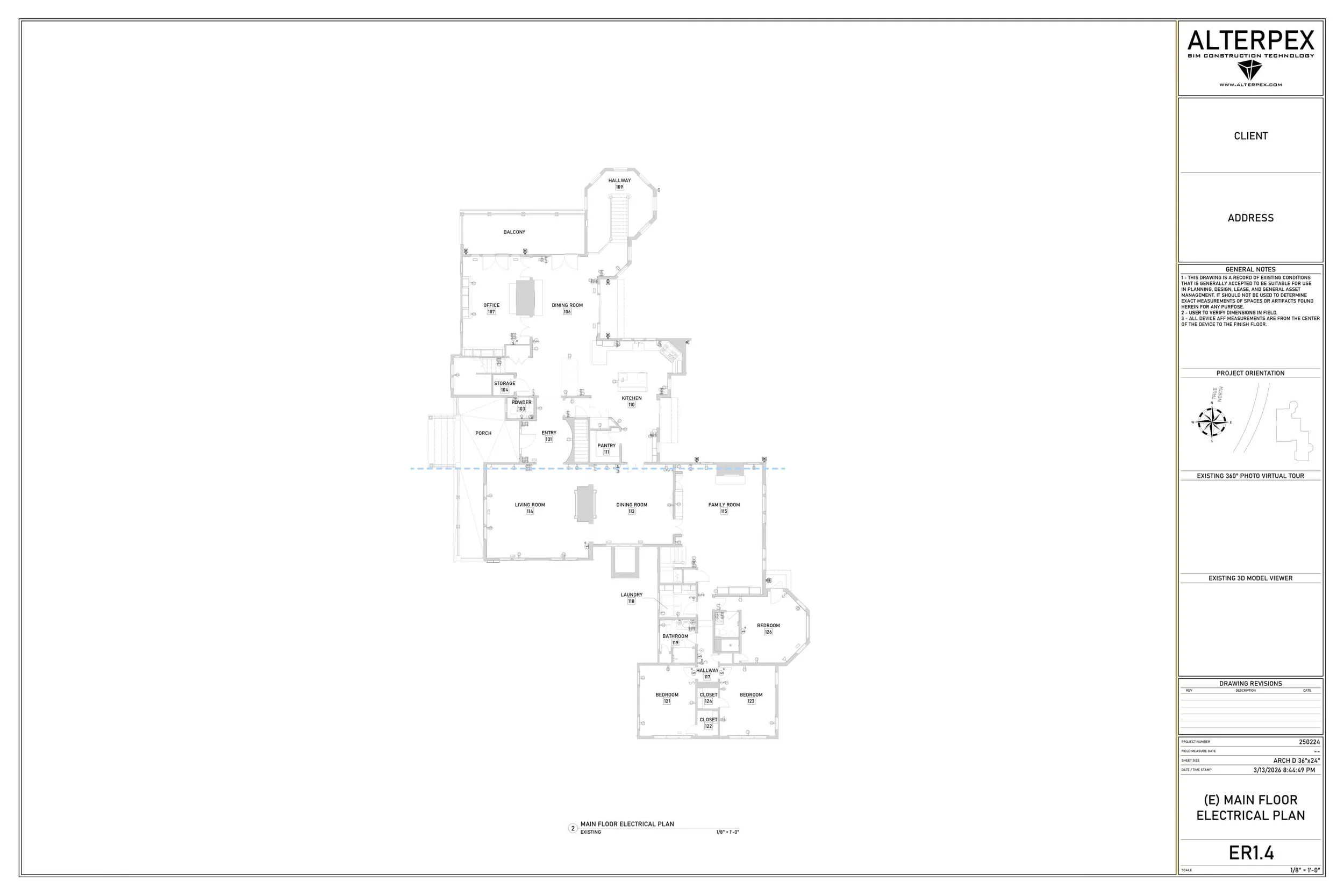 As Built Drawings Project Mansion 32