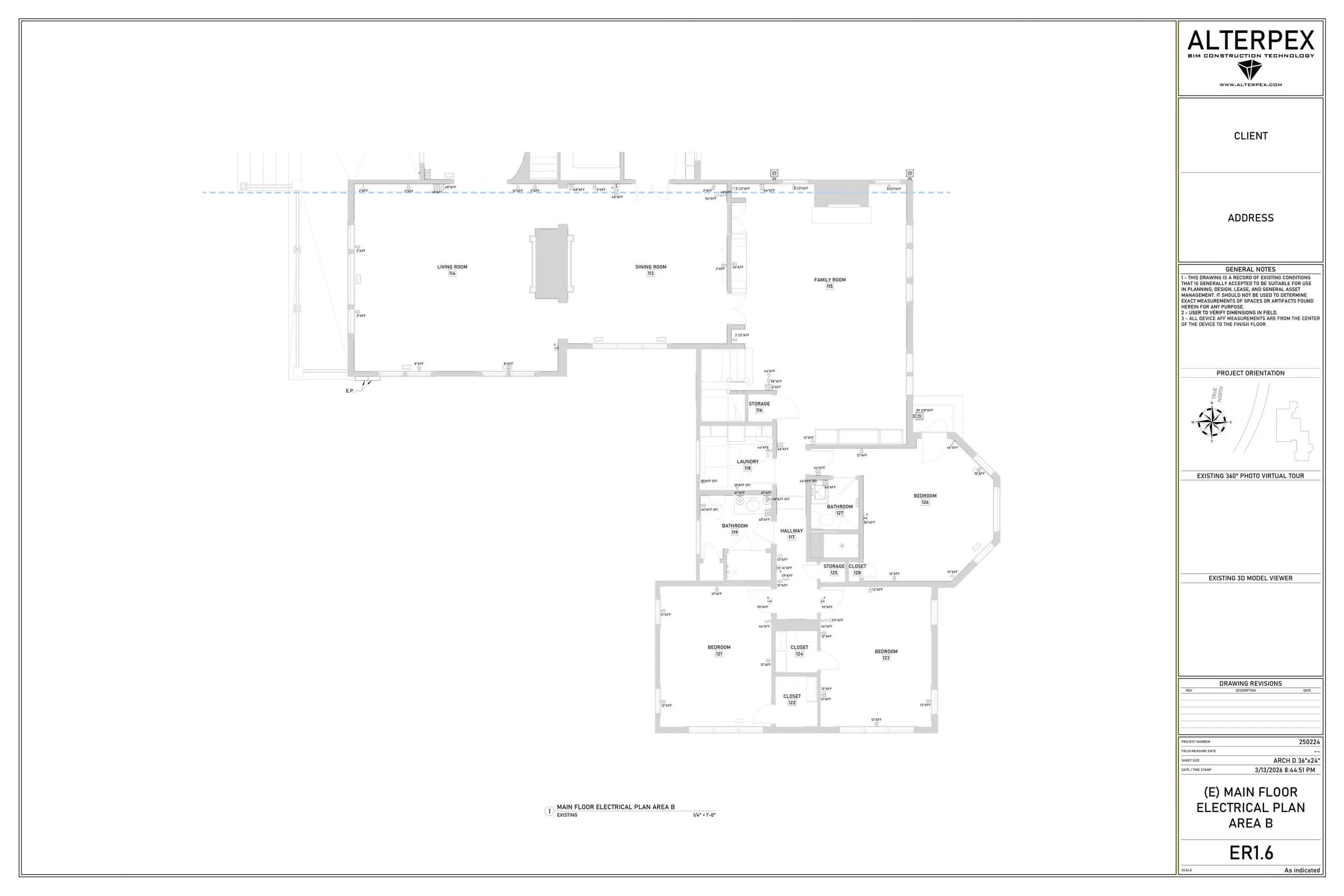 As Built Drawings Project Mansion 34