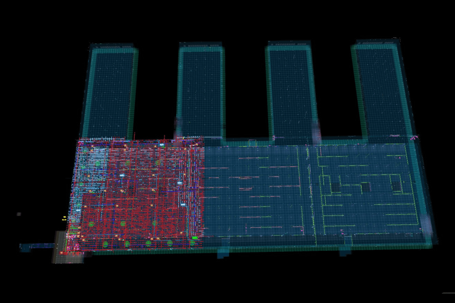 BIM Coordination Services project Warehouse 3