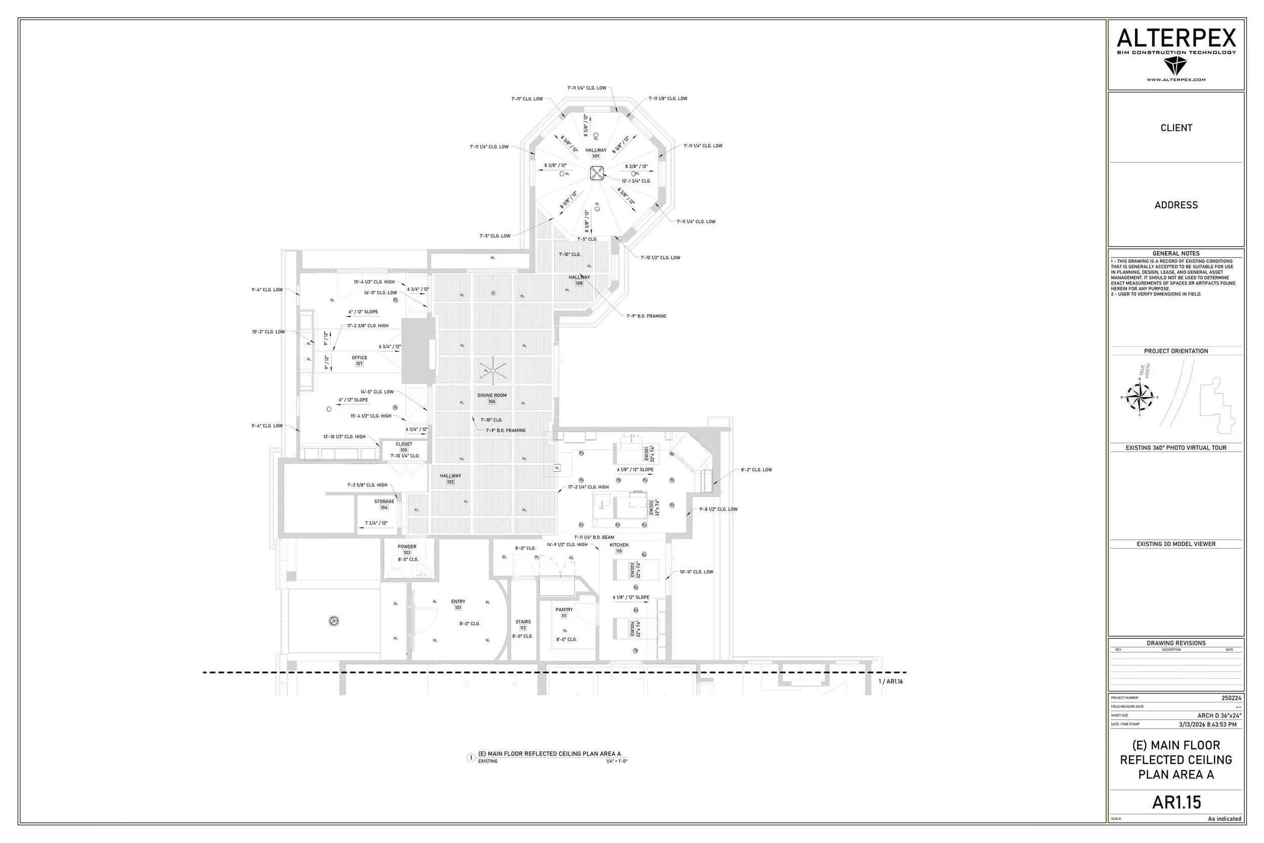 As Built Drawings Project Mansion 17