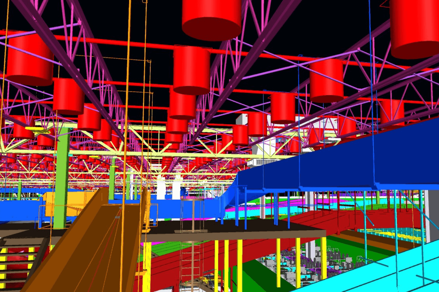 BIM Coordination Services project Warehouse 7