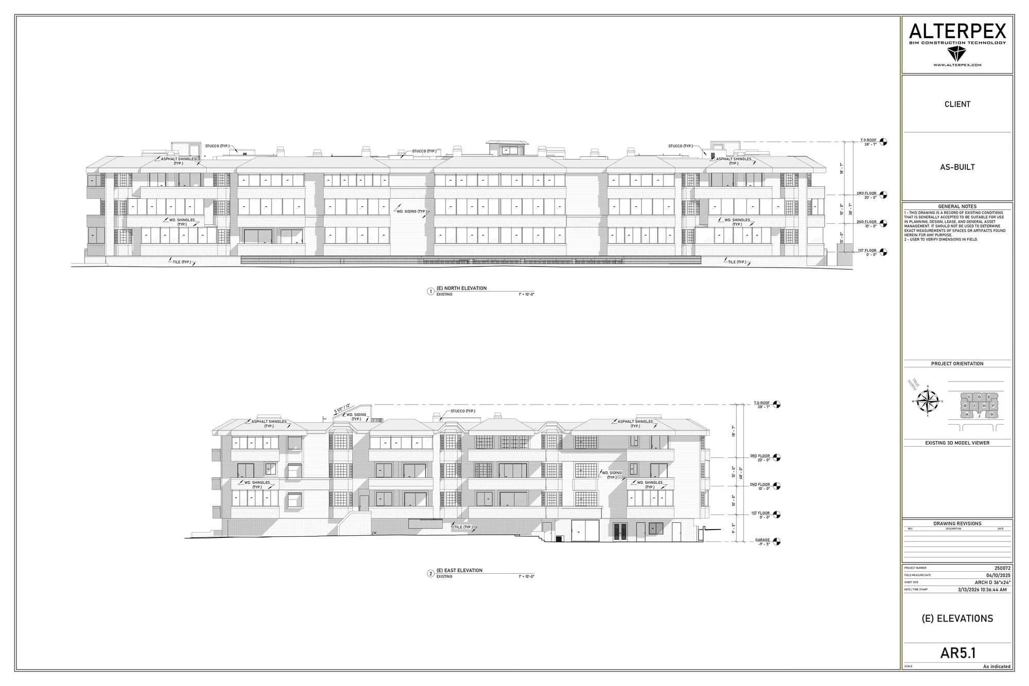 As built project multi family 27