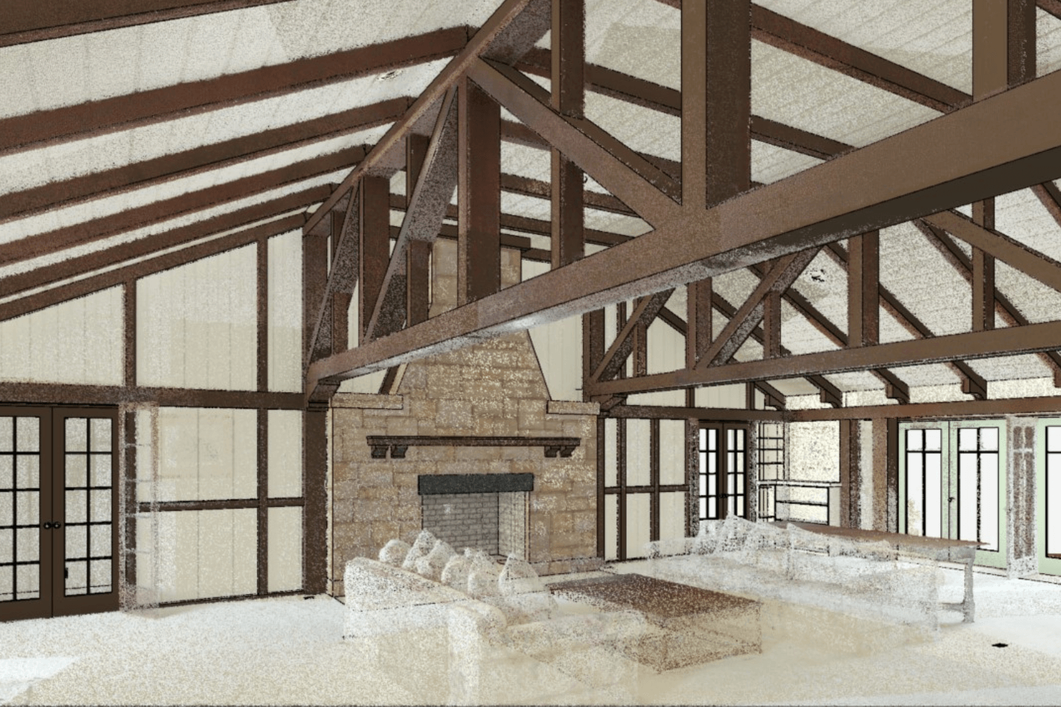 Scan to bim project Single Family House 17