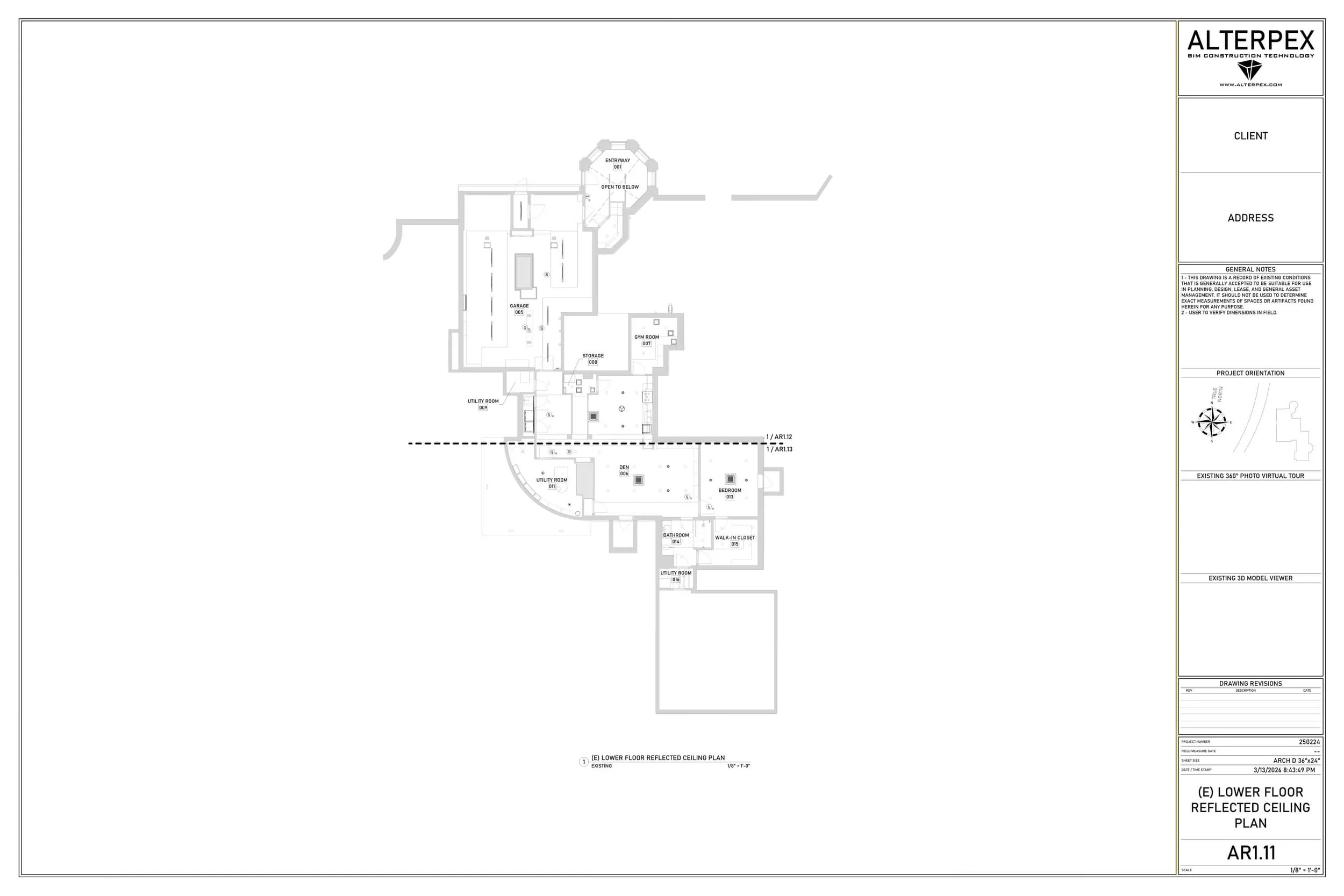 As Built Drawings Project Mansion 13