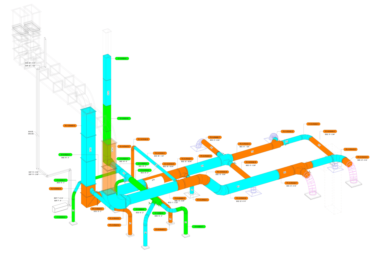 Mechanical BIM project Warehouse-8