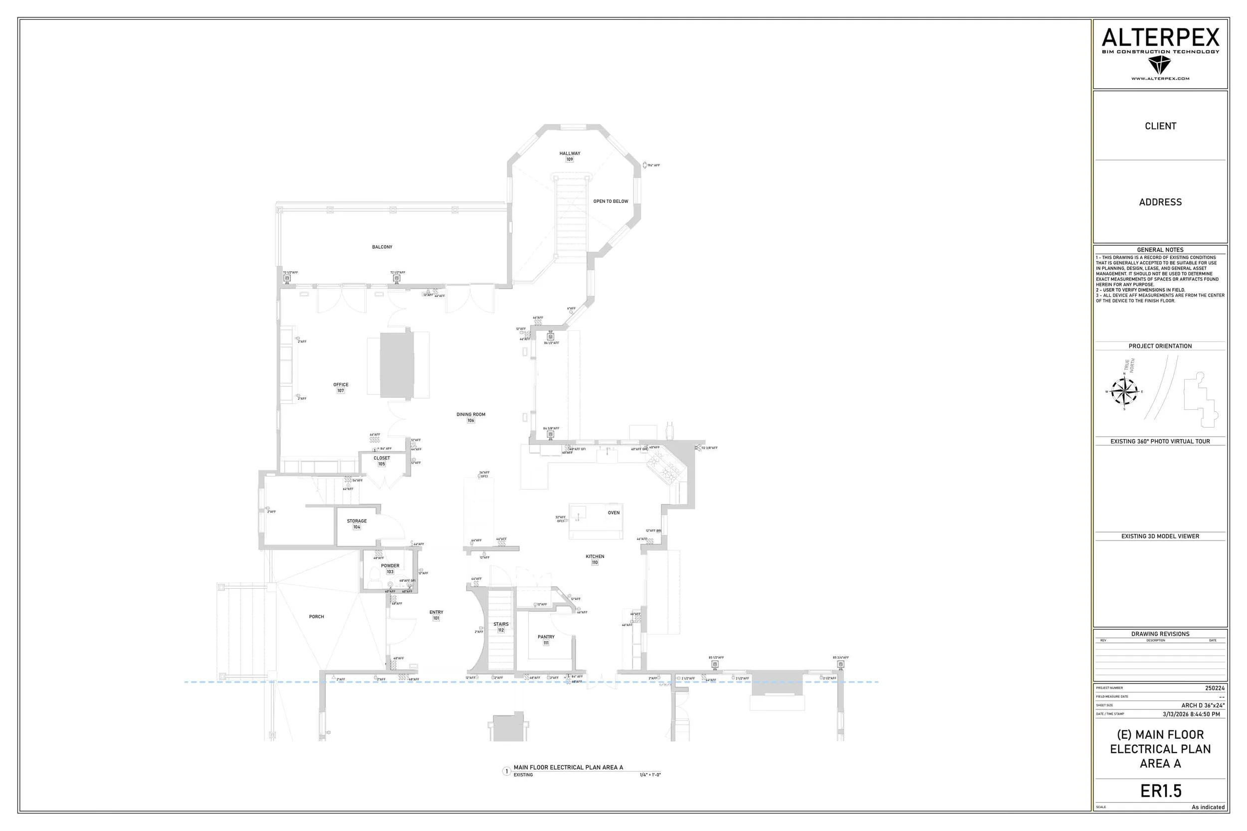 As Built Drawings Project Mansion 33