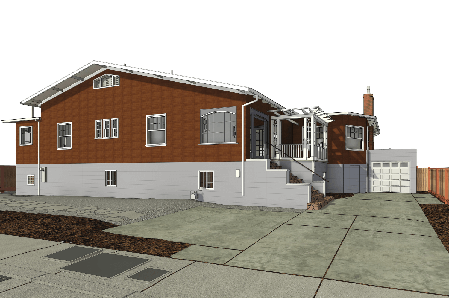 Architectural Modeling Single Family Renovation 3D 5