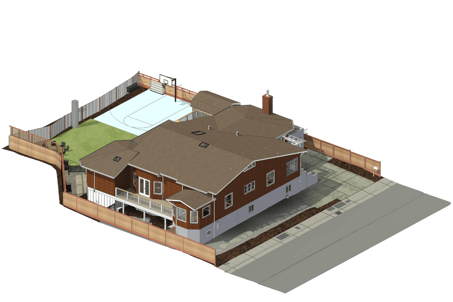 Architectural Modeling Single Family Renovation 3D 1