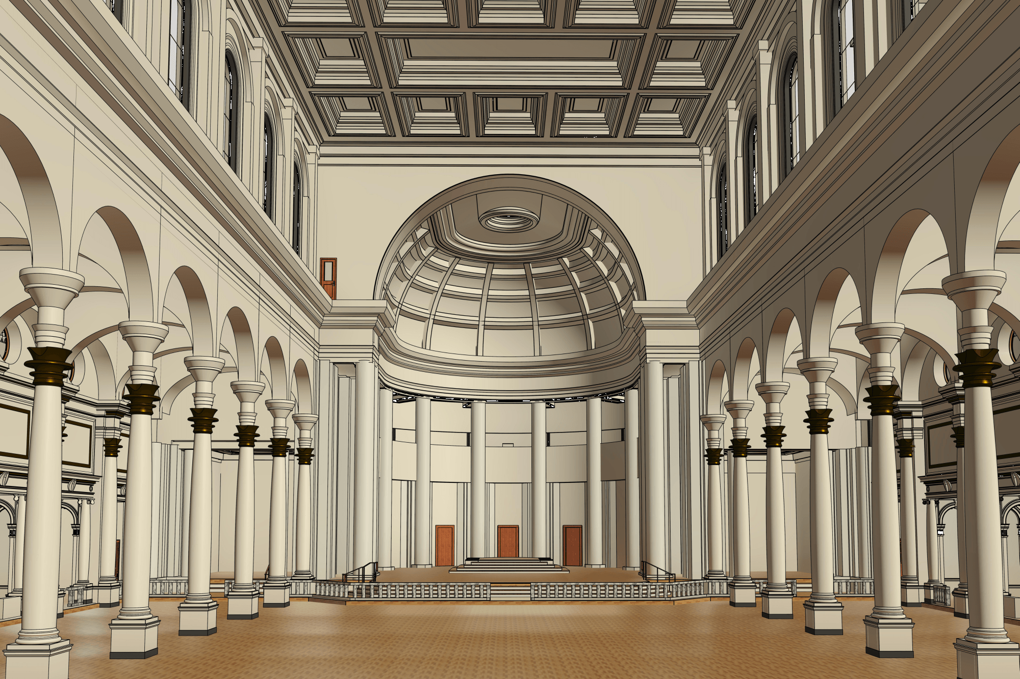 Revit Modeling Services Church 3