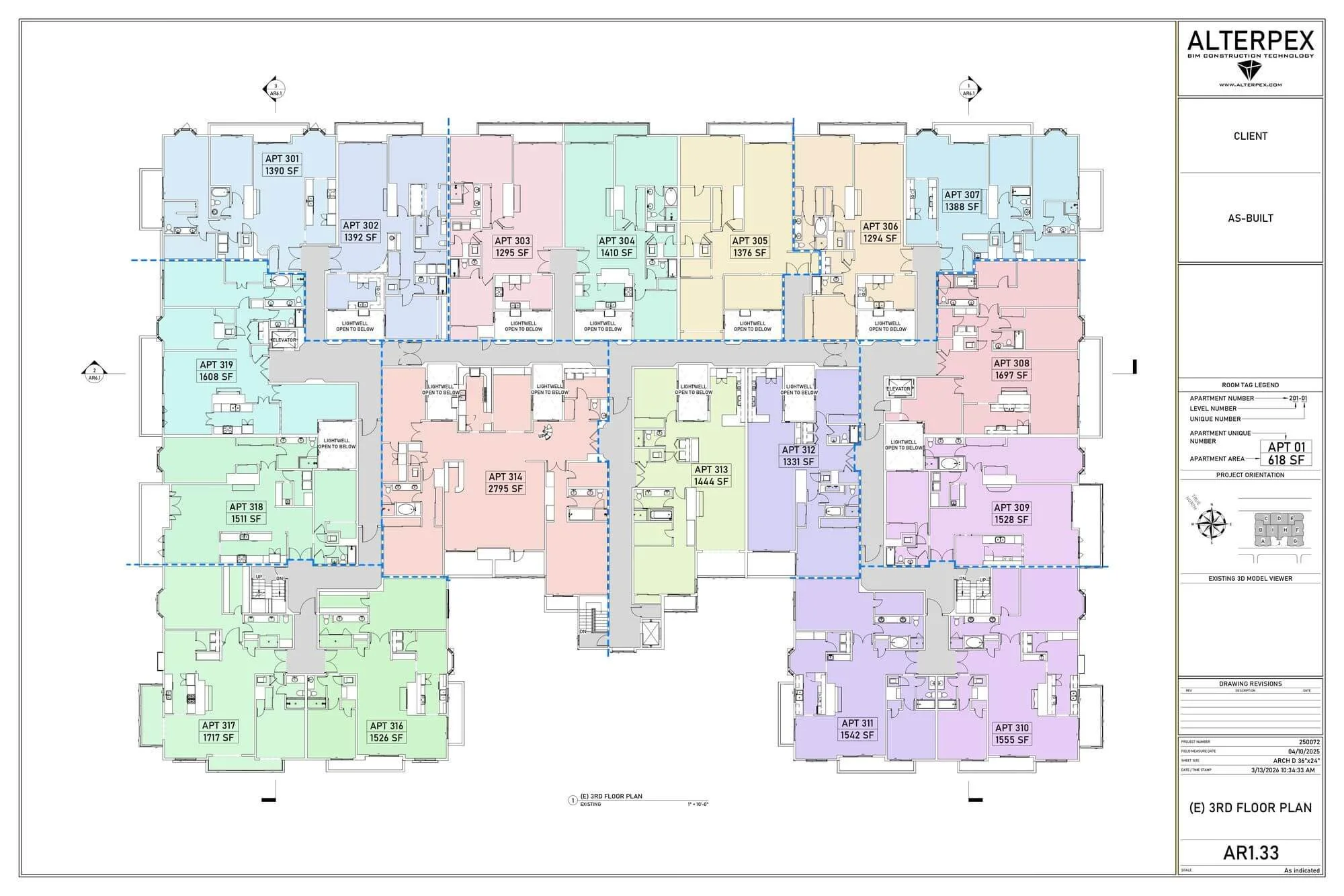 As built project multi family 8