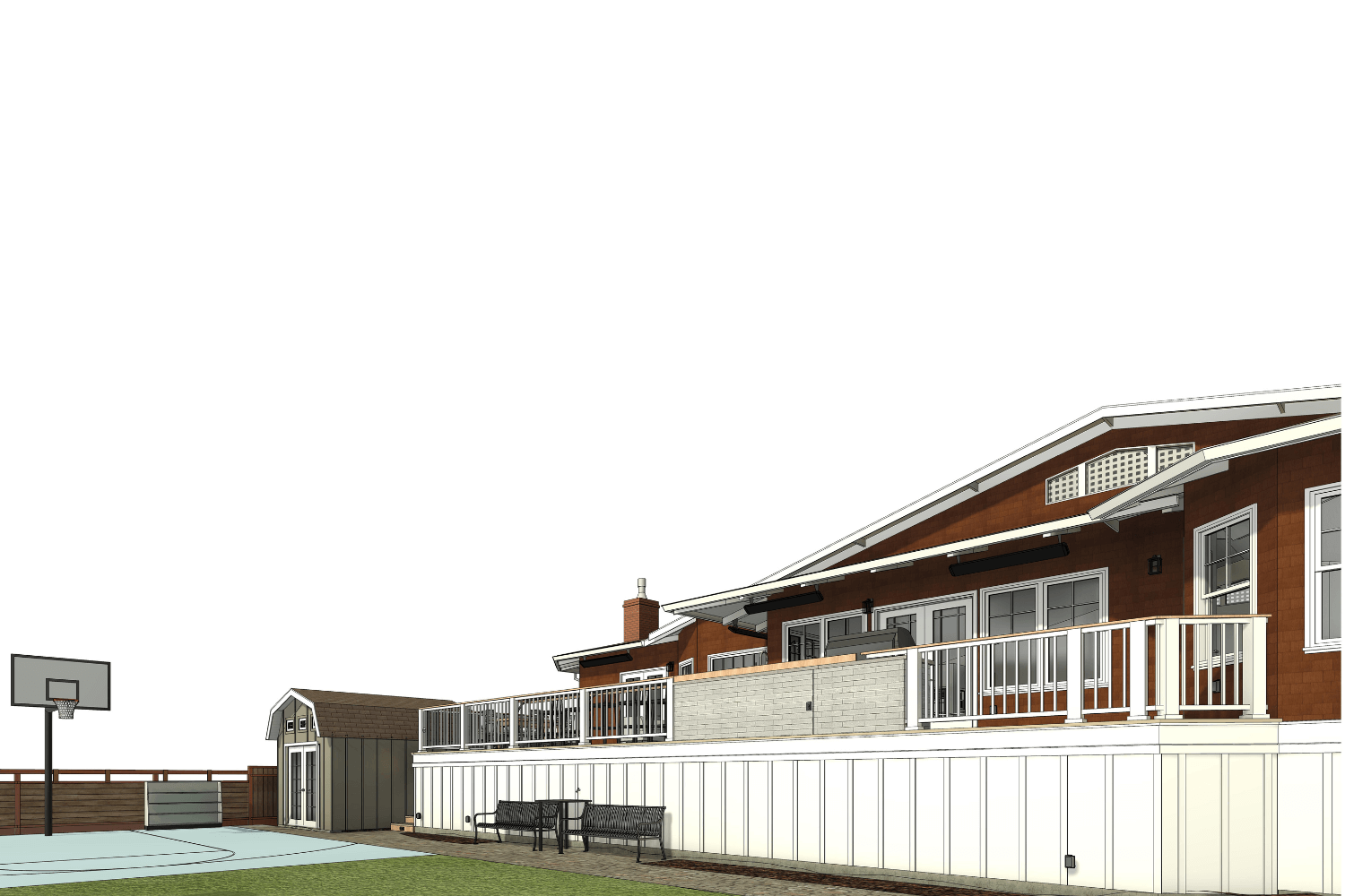 Architectural Modeling Single Family Renovation 3D 4