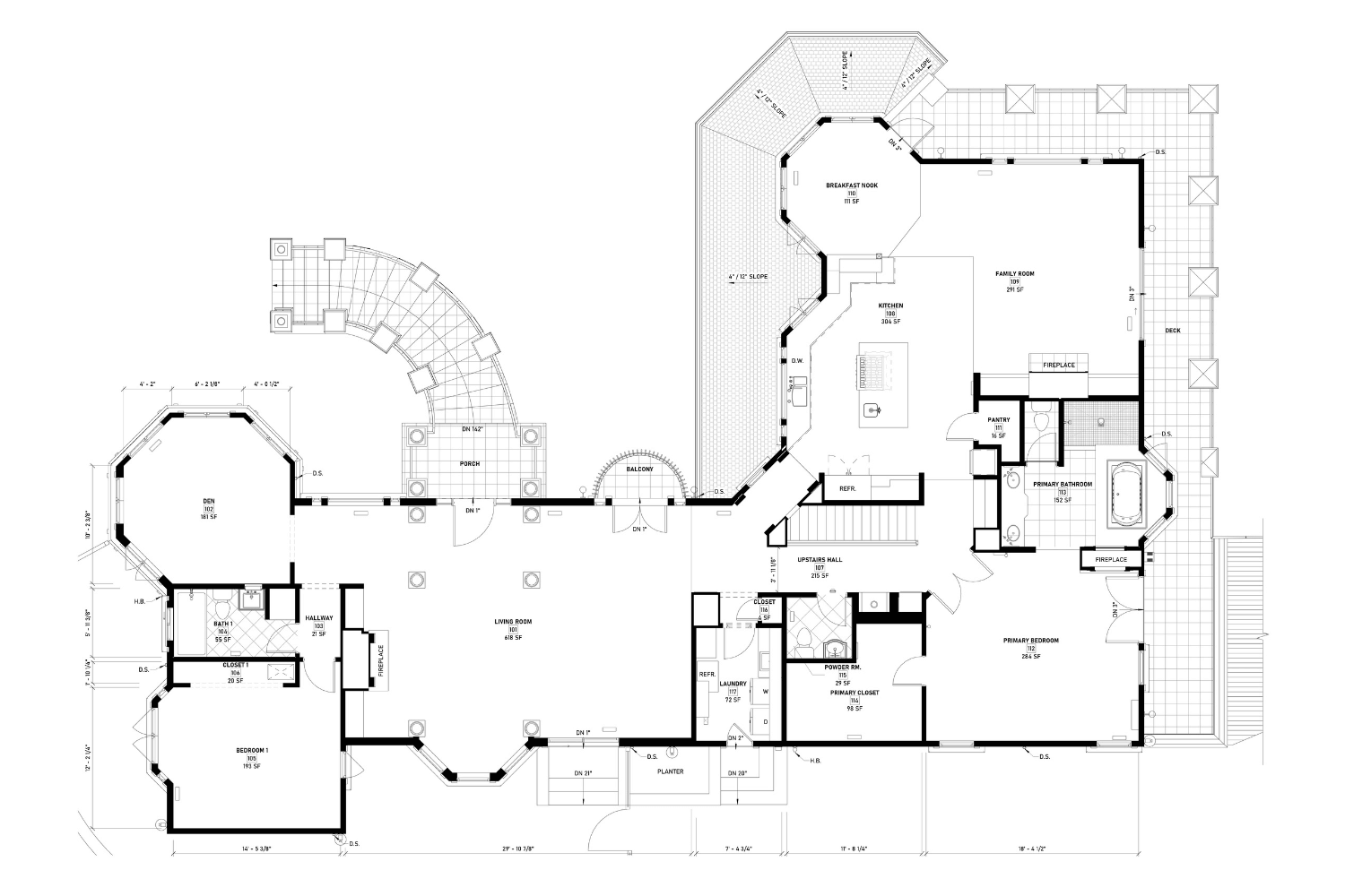 Architectural Modeling Single Family Bathroom Upgrades Floor Plan 2