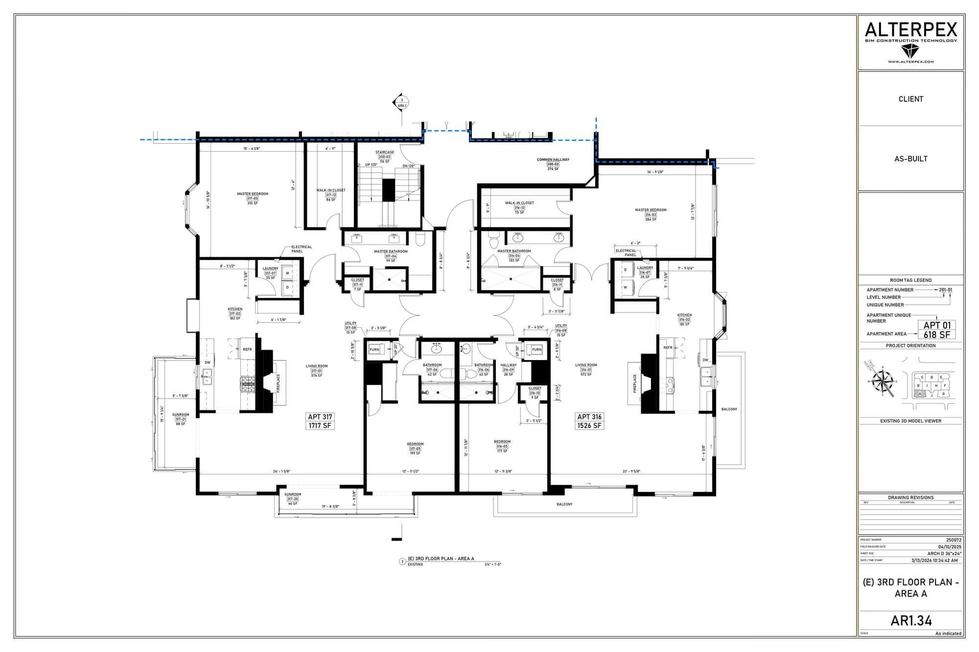As built project multi family 9