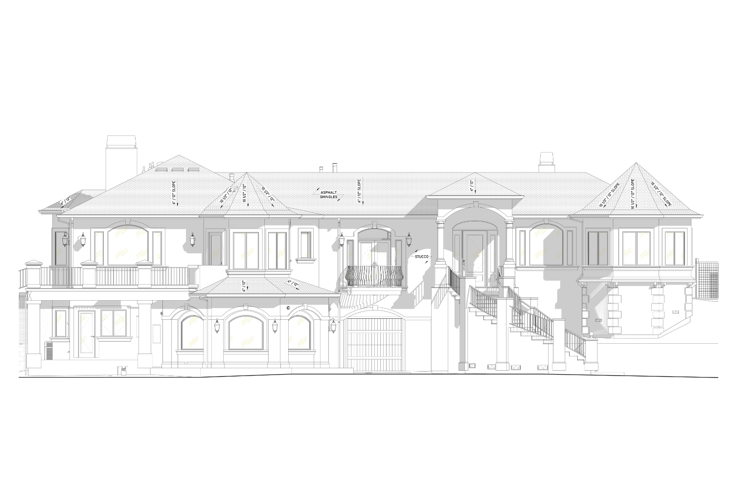 Architectural Modeling Single Family Bathroom Upgrades Elevation 1