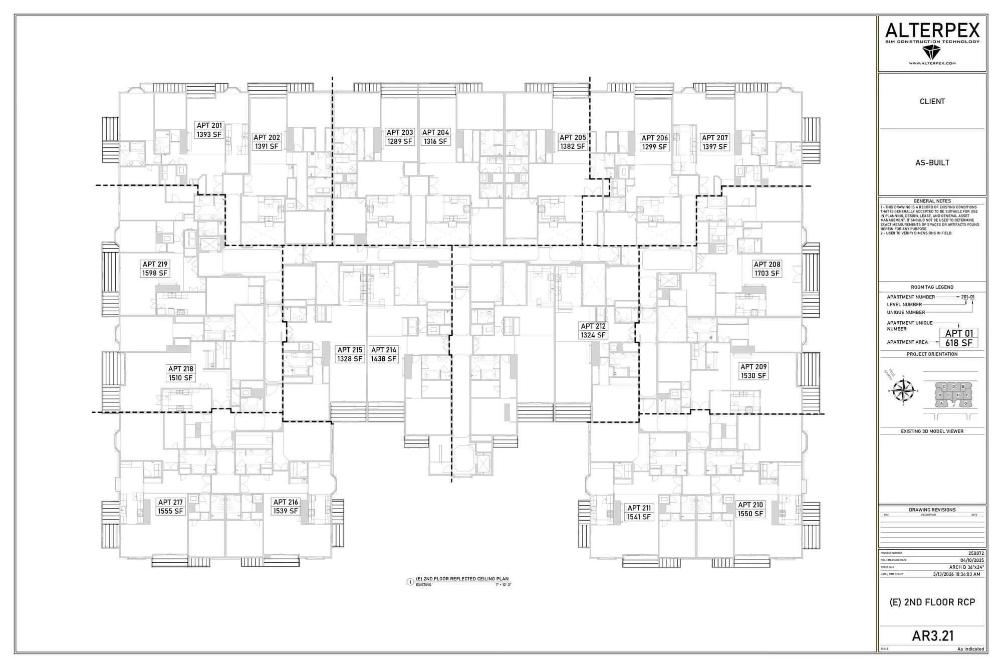 As built project multi family 22